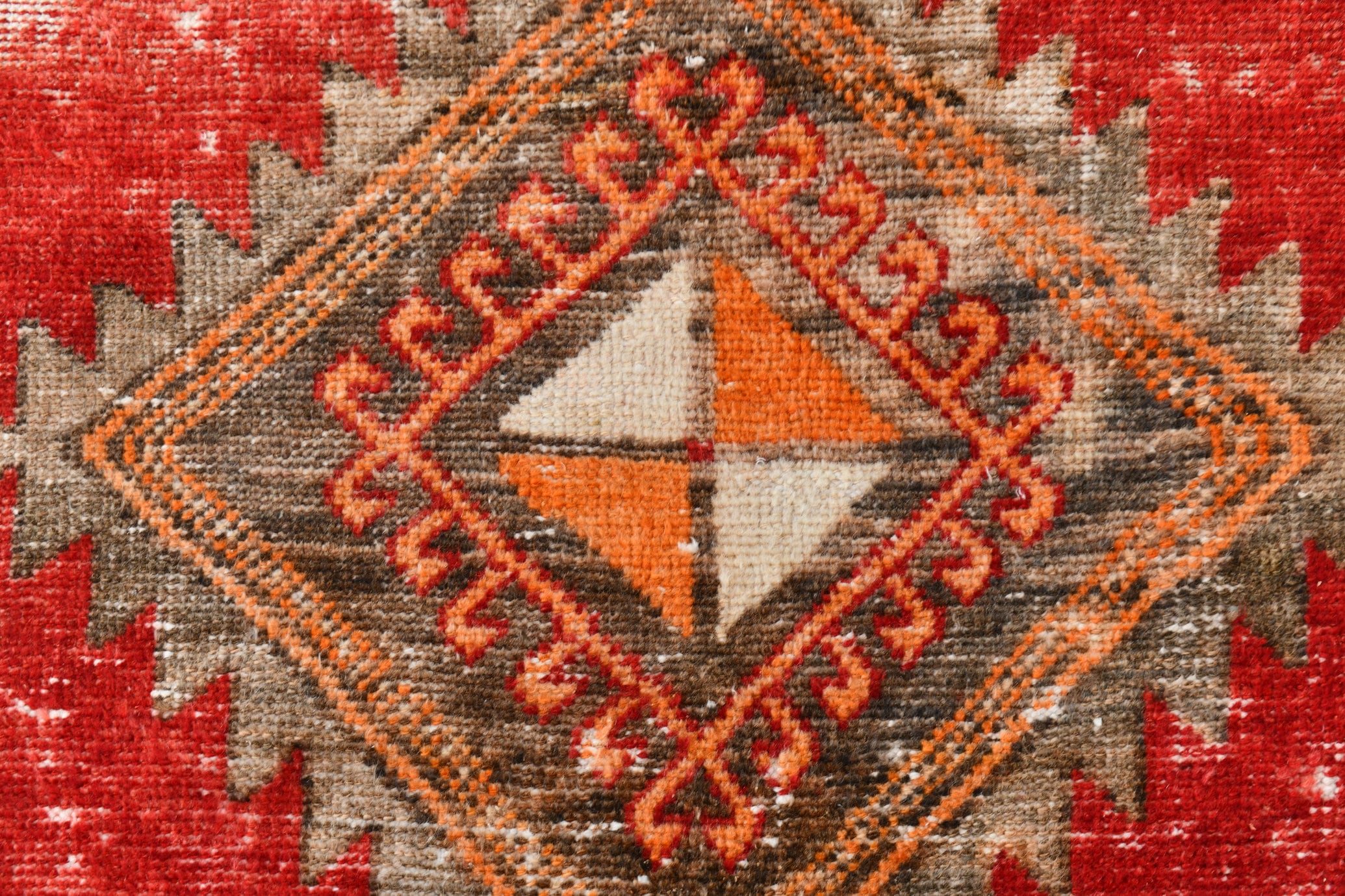 Vintage Runner Rug 3'4" x 12'2" ft