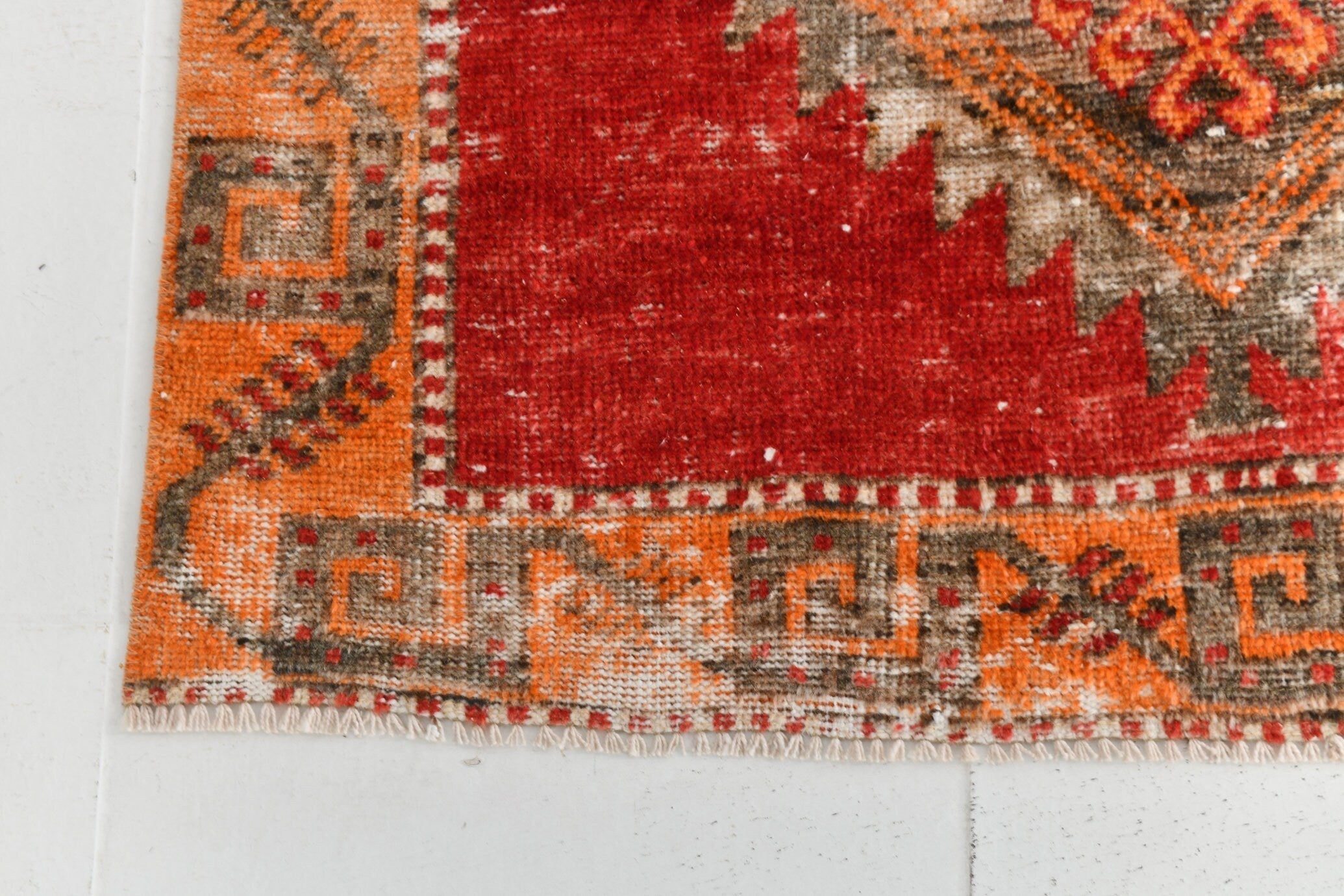 Vintage Runner Rug 3'4" x 12'2" ft
