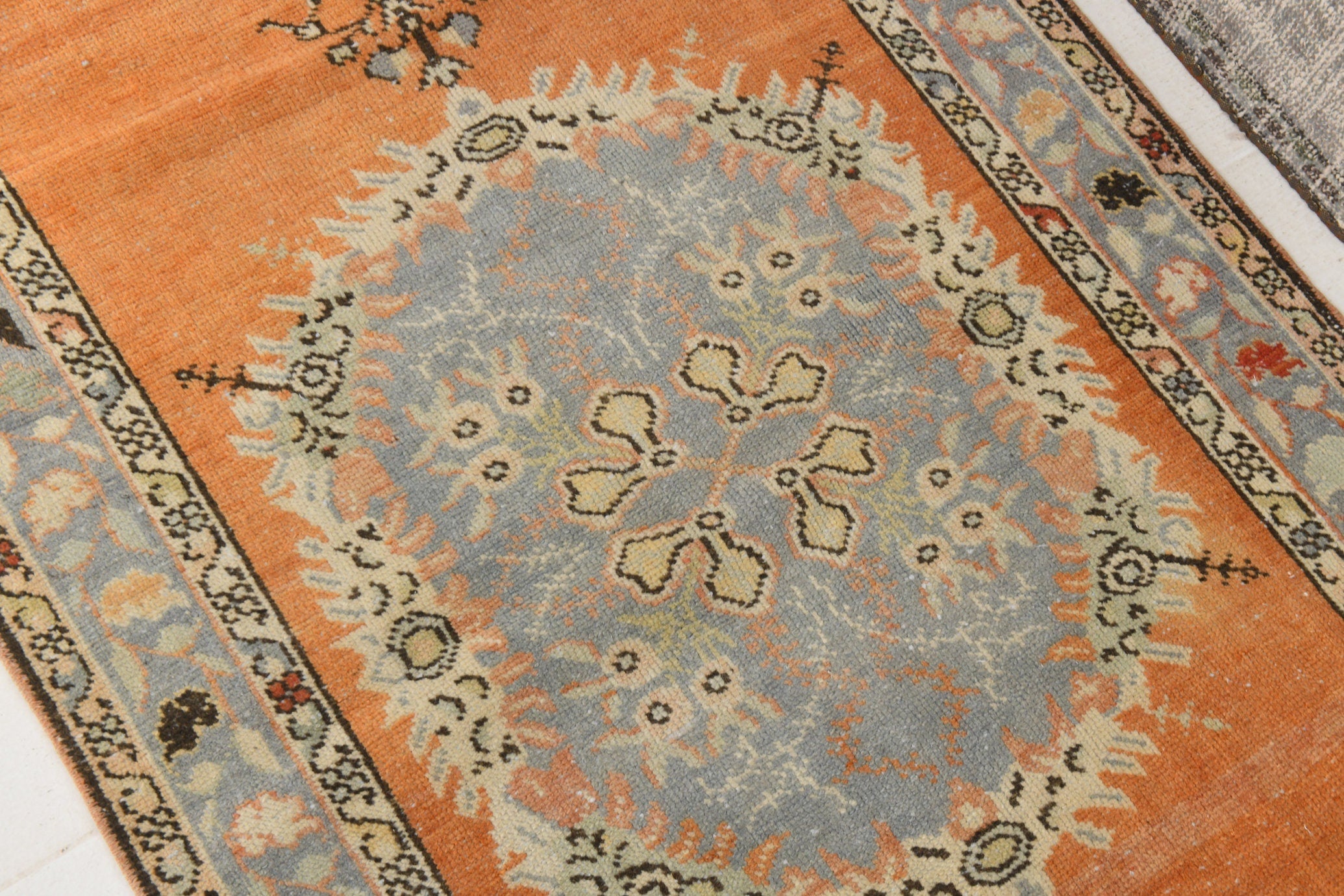 Vintage Runner Rug 3'4" x 12'8" ft