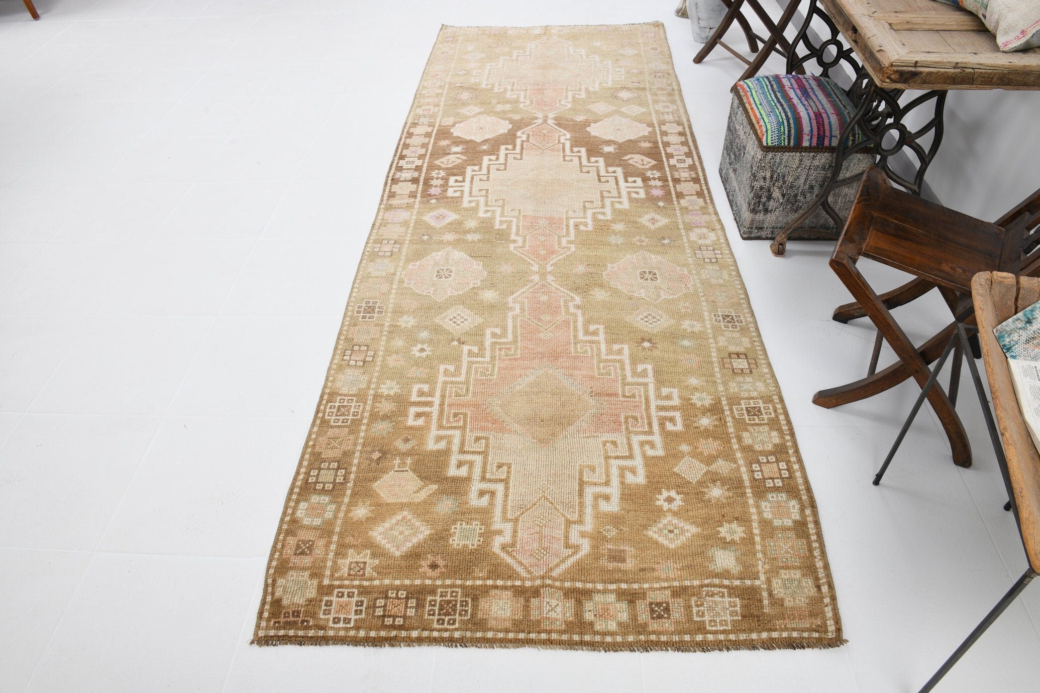 Vintage Runner Rug 4'1" x 11'5" ft