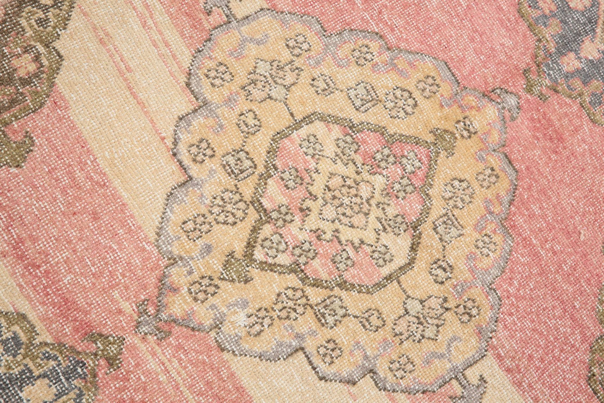 2' x 12' Vintage rug, Cotton Vintage rug, Entryway-Hallway Vintage rug, Kids Vintage rug, Kitchen-Dining Vintage rug, Living Room Vintage rug, Office Vintage rug, Pink Vintage rug, Rustic-Primitive Vintage rug, Southwestern Vintage rug, Vintage Runner, Wool Vintage rug, Vintage rug