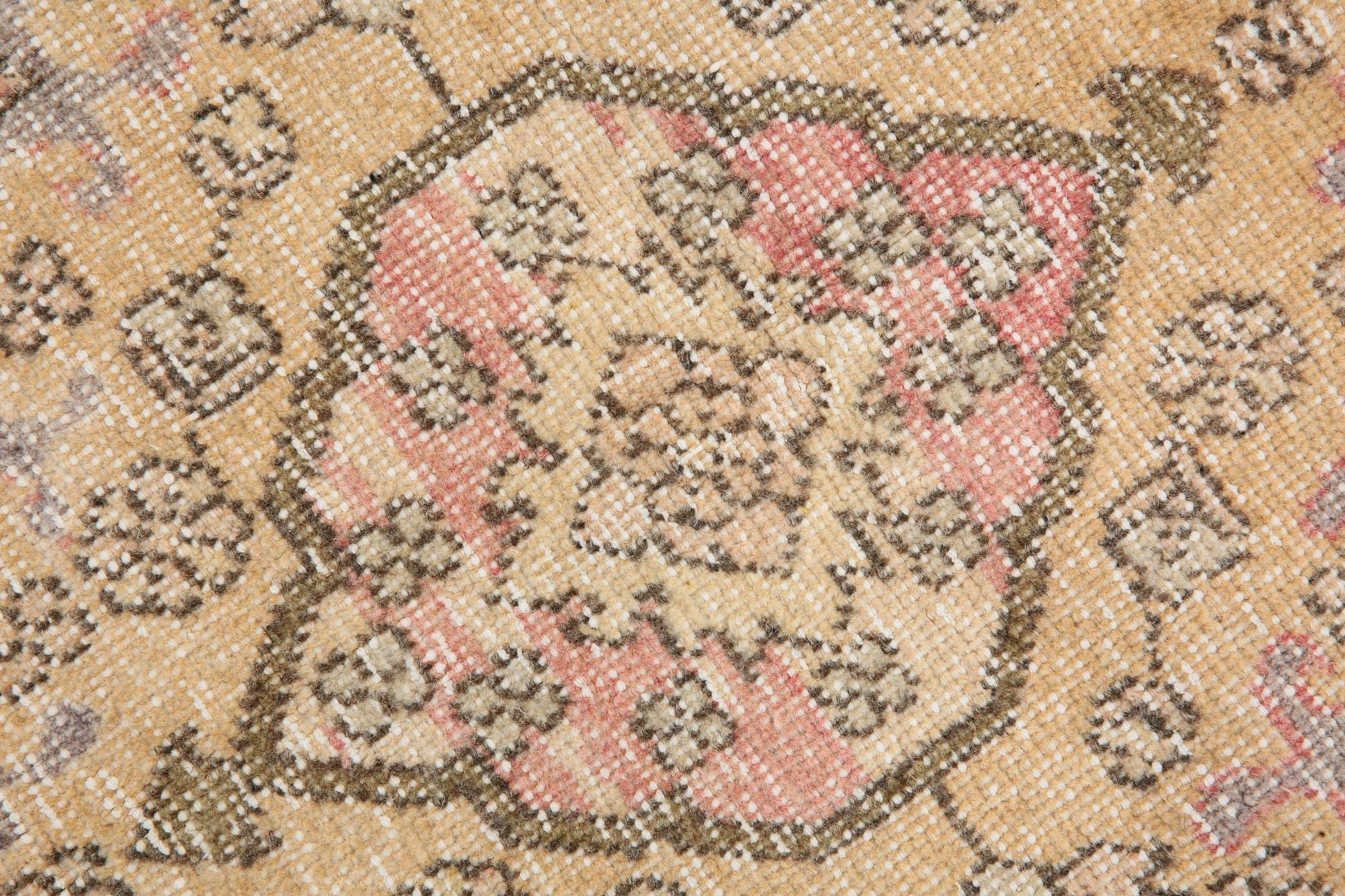 2' x 12' Vintage rug, Cotton Vintage rug, Entryway-Hallway Vintage rug, Kids Vintage rug, Kitchen-Dining Vintage rug, Living Room Vintage rug, Office Vintage rug, Pink Vintage rug, Rustic-Primitive Vintage rug, Southwestern Vintage rug, Vintage Runner, Wool Vintage rug, Vintage rug