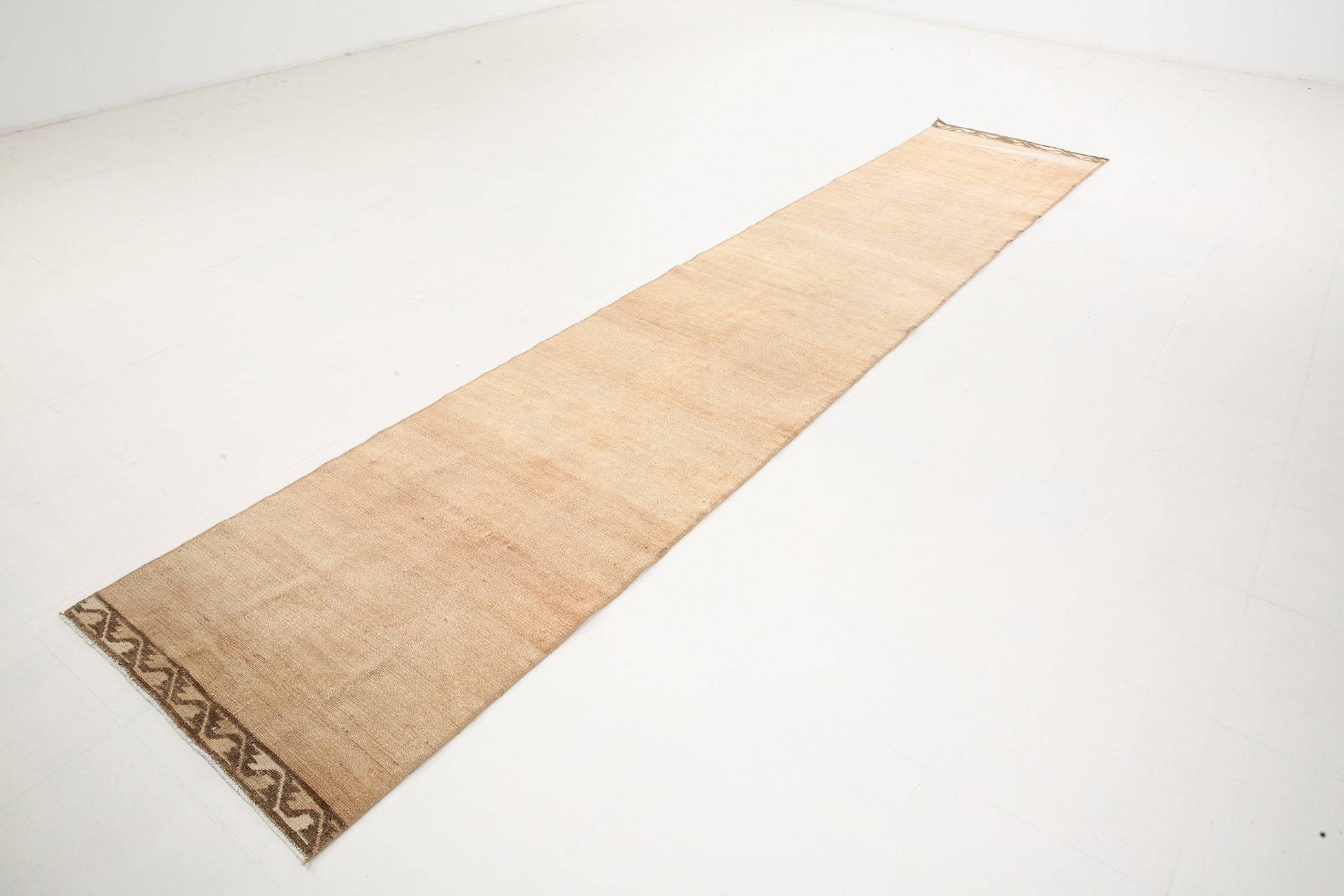 2' x 14' Vintage rug, Camouflage Vintage rug, Cotton Vintage rug, Country-Farmhouse Vintage rug, Entryway-Hallway Vintage rug, Kids Vintage rug, Living Room Vintage rug, Office Vintage rug, Tan-Ivory Vintage rug, Vintage Runner, Wool Vintage rug, Vintage rug