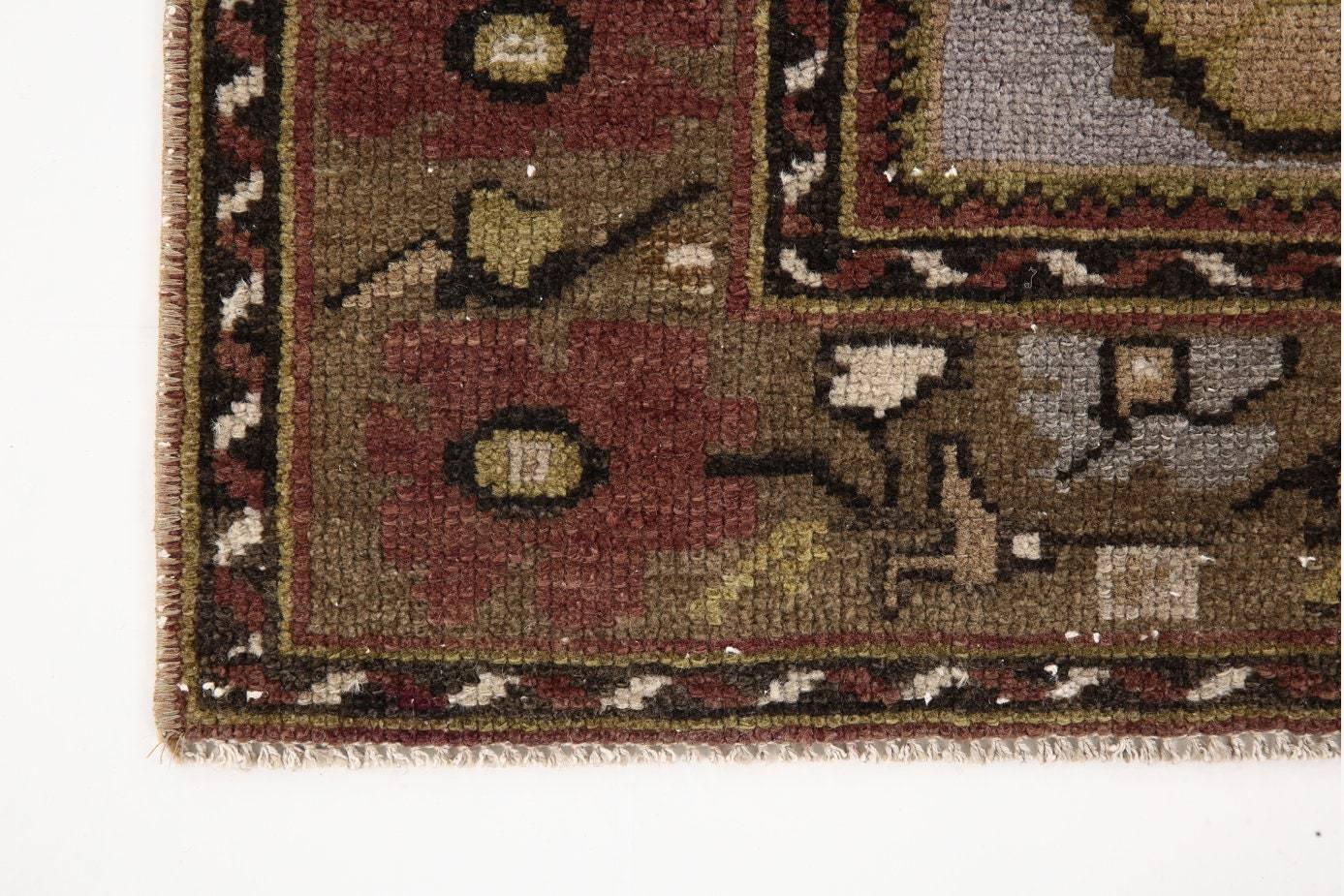 3' x 6' Vintage rug, Brown Vintage rug, Cotton Vintage rug, Kids Vintage rug, Kitchen-Dining Vintage rug, Living Room Vintage rug, Nursery Vintage rug, Office Vintage rug, Rustic-Primitive Vintage rug, Southwestern Vintage rug, Vintage, Wool Vintage rug, Vintage rug