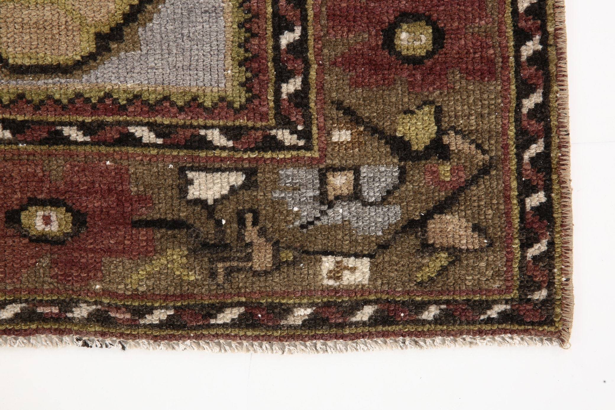 3' x 6' Vintage rug, Brown Vintage rug, Cotton Vintage rug, Kids Vintage rug, Kitchen-Dining Vintage rug, Living Room Vintage rug, Nursery Vintage rug, Office Vintage rug, Rustic-Primitive Vintage rug, Southwestern Vintage rug, Vintage, Wool Vintage rug, Vintage rug
