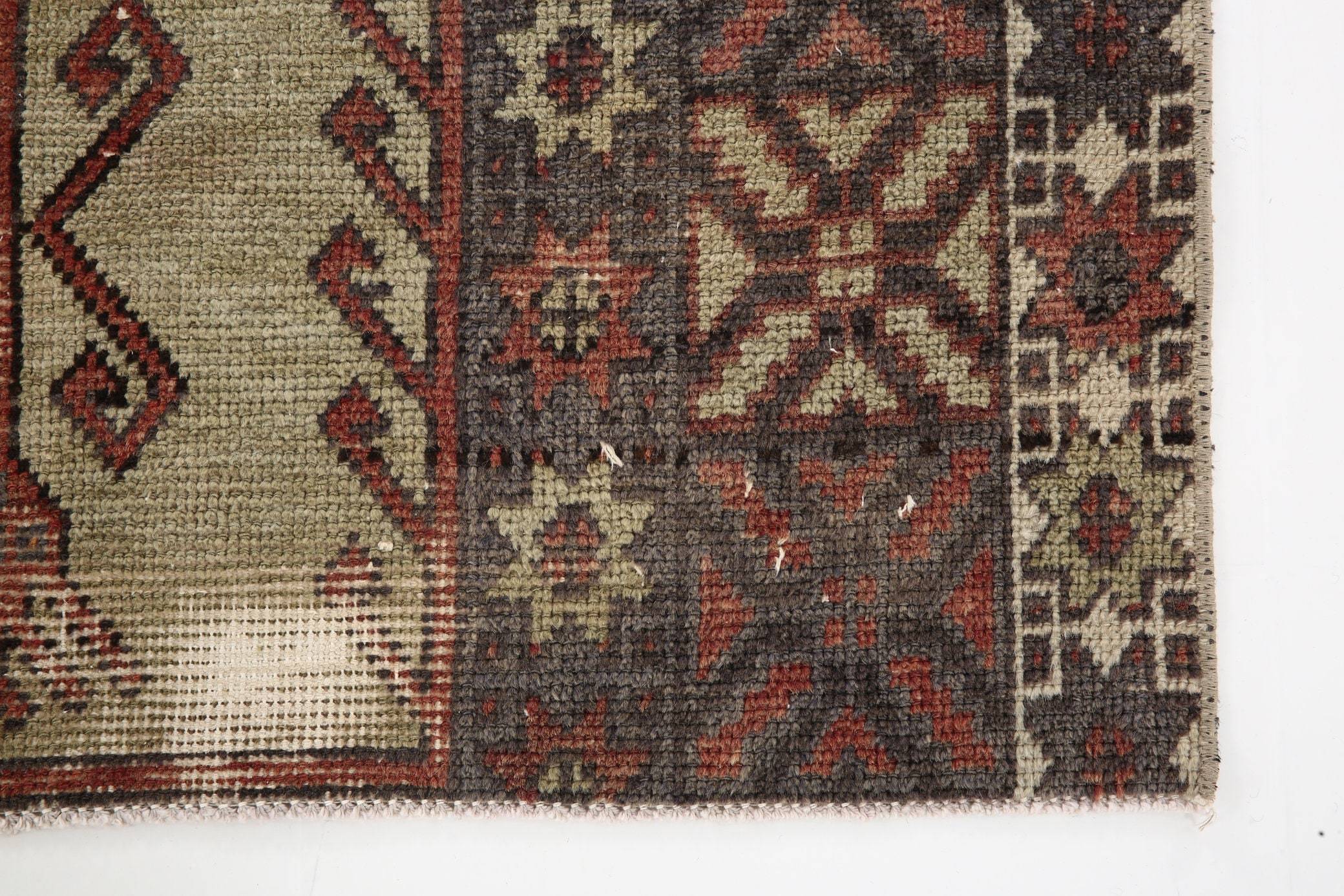 4' x 7' Vintage rug, Brown Vintage rug, Cotton Vintage rug, Dorm Vintage rug, Ikat Vintage rug, Kitchen-Dining Vintage rug, Living Room Vintage rug, Nursery Vintage rug, Office Vintage rug, Scandinavian Vintage rug, Vintage, Wool Vintage rug, Vintage rug