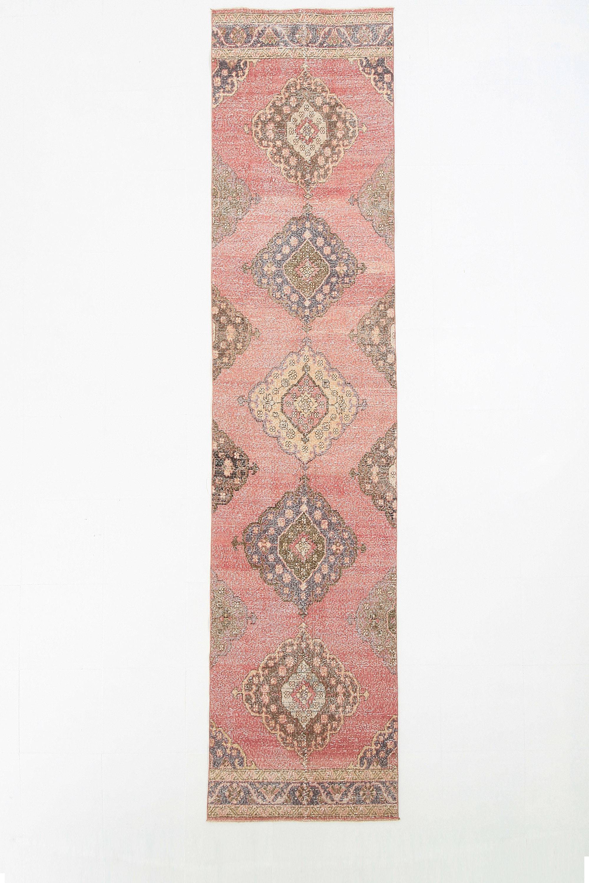 2' x 11' Vintage rug, Cotton Vintage rug, Dorm Vintage rug, Entryway-Hallway Vintage rug, Kitchen-Dining Vintage rug, Living Room Vintage rug, Office Vintage rug, Red Vintage rug, Retro Vintage rug, Southwestern Vintage rug, Vintage Runner, Wool Vintage rug, Vintage rug