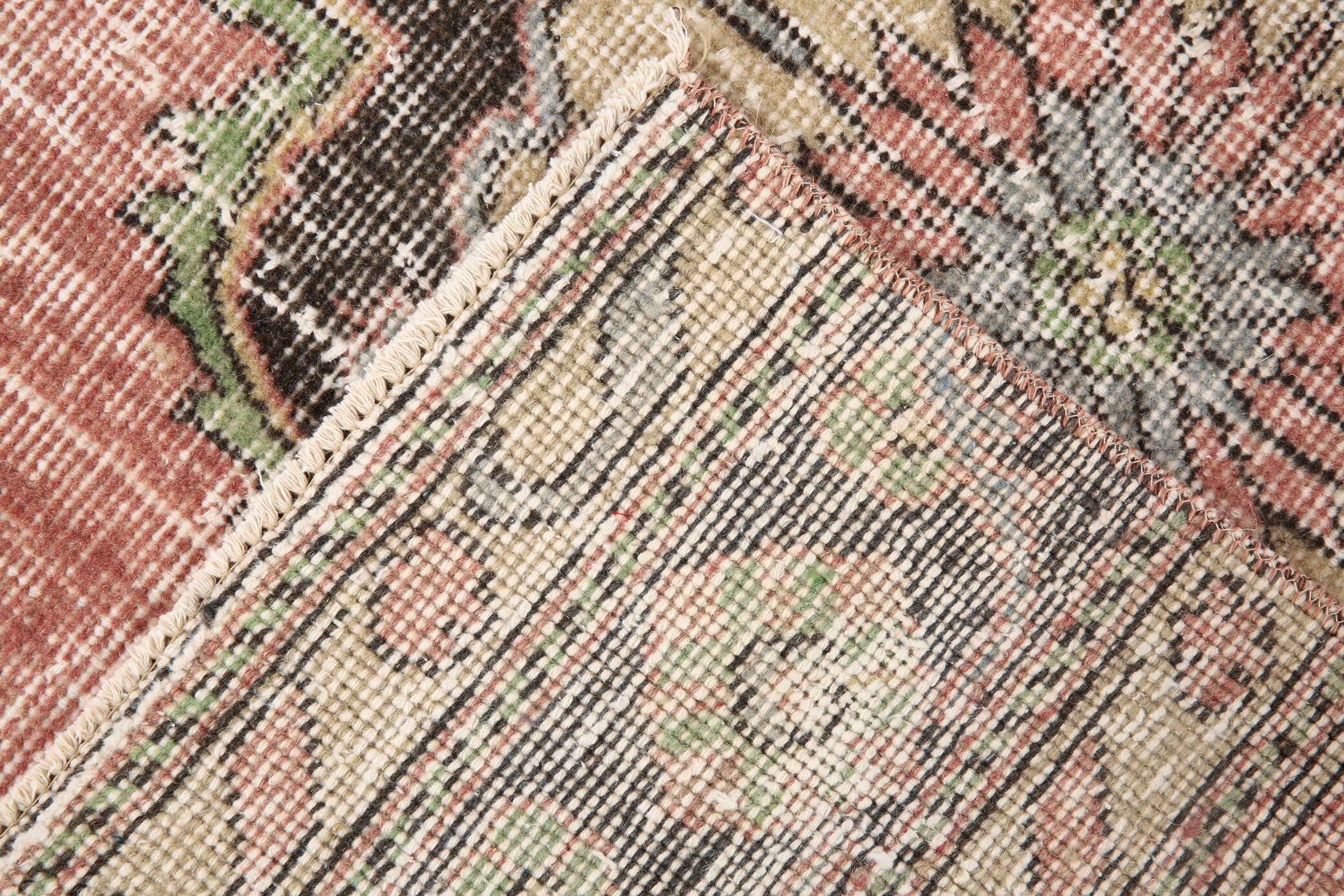 2' x 11' Pink Turkish Vintage Runner Rug  |  RugReform