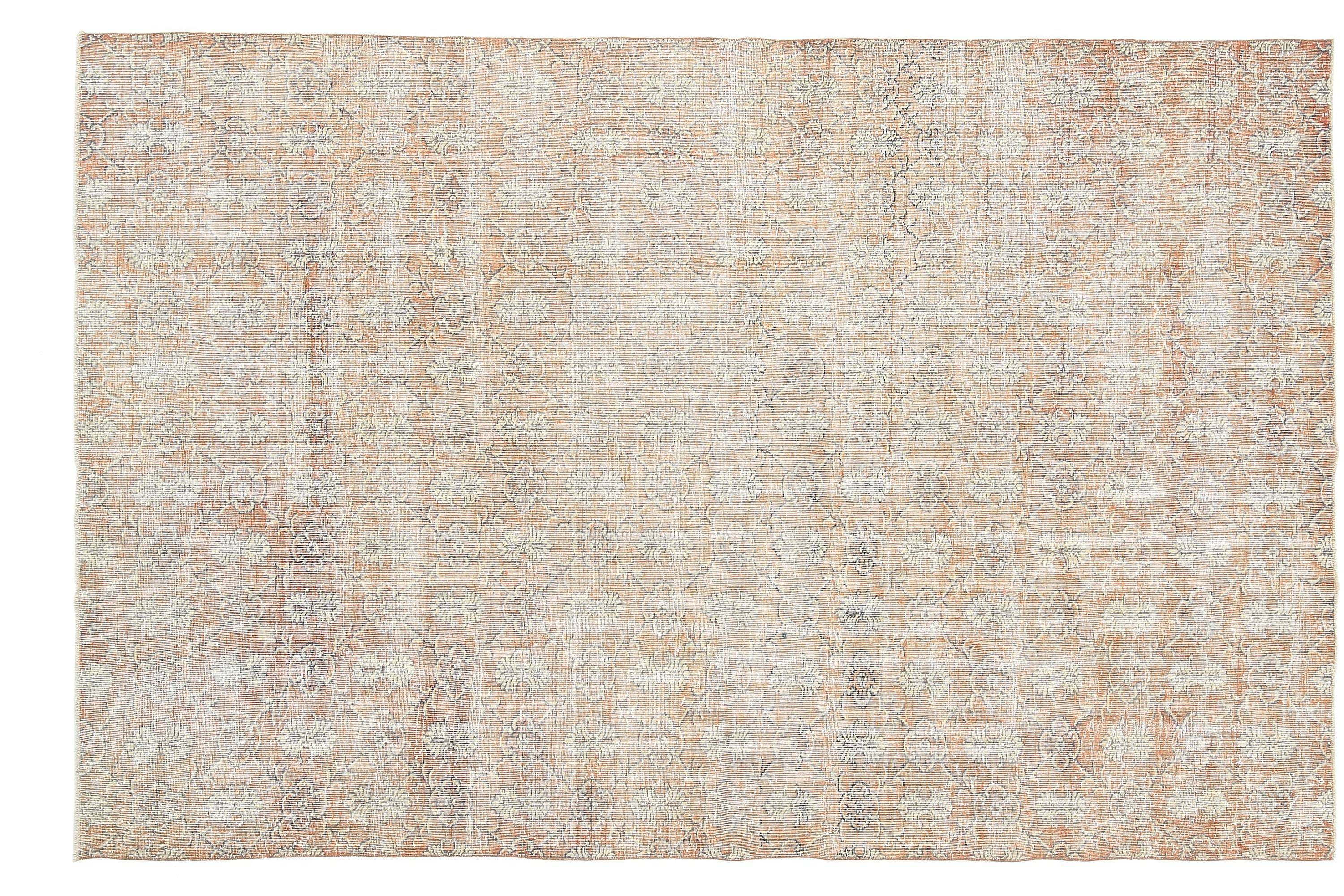 7' x 11' Vintage rug, Abstract Vintage rug, Cotton Vintage rug, Dorm Vintage rug, Kids Vintage rug, Kitchen-Dining Vintage rug, Living Room Vintage rug, Office Vintage rug, Orange Vintage rug, Rustic-Primitive Vintage rug, Vintage, Wool Vintage rug, Vintage rug