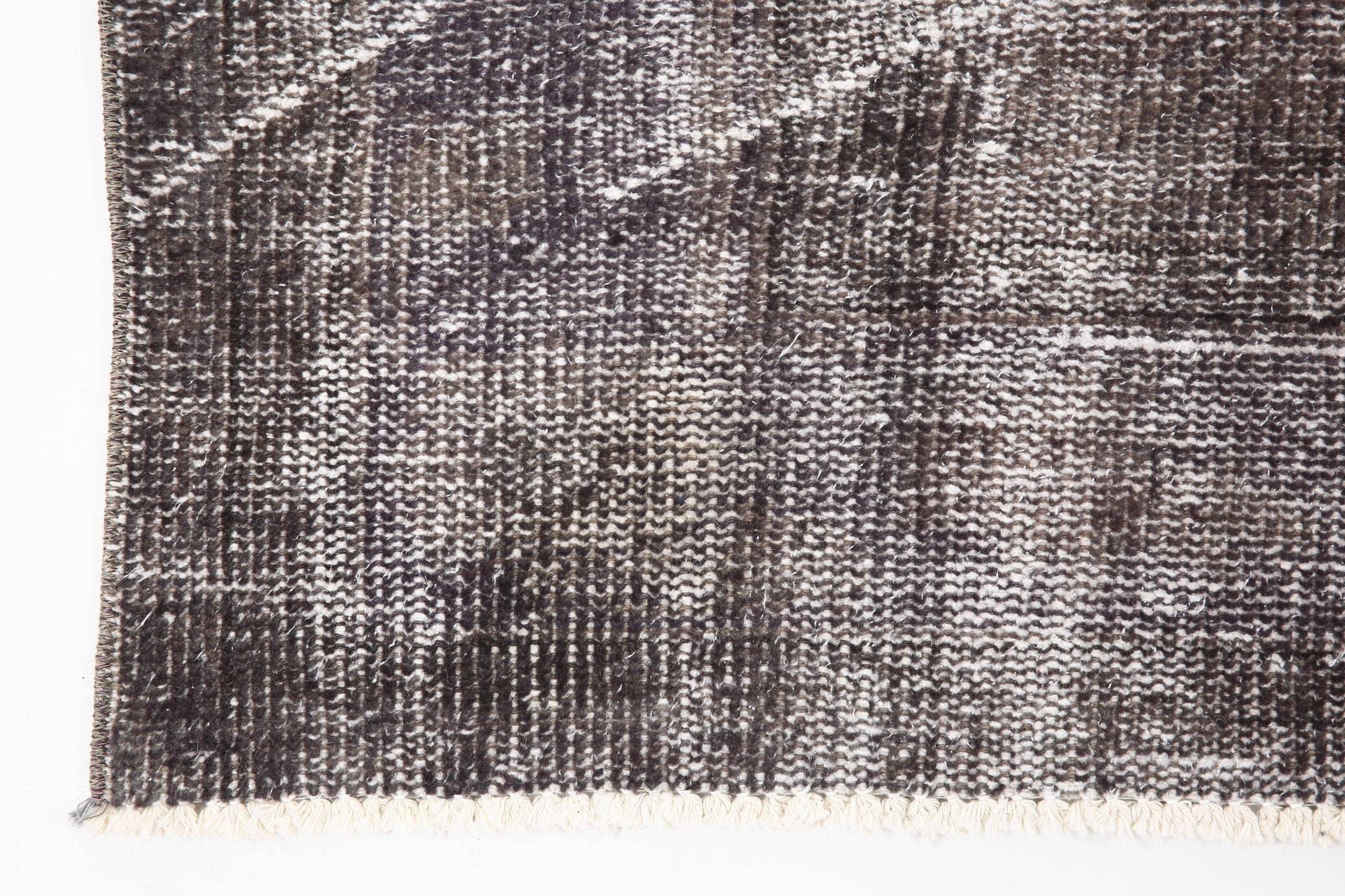 7' x 10' Black-Gray Turkish Vintage Rug  |  RugReform
