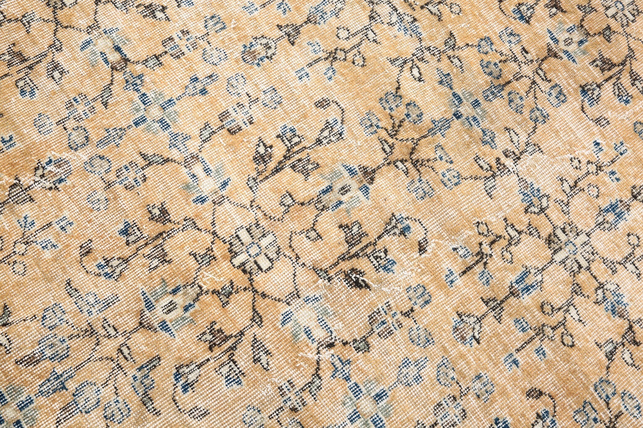 7' x 11' Blue Turkish Vintage Rug  |  RugReform