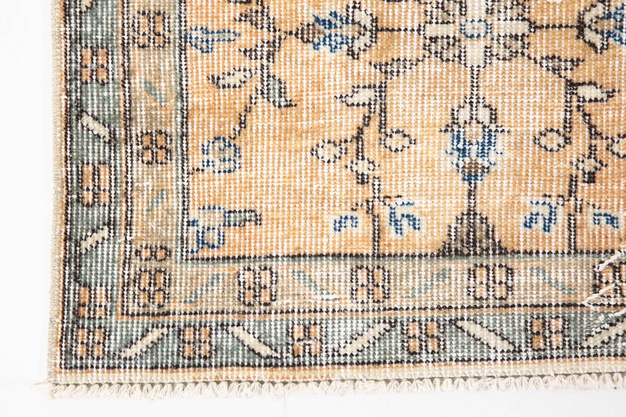 7' x 11' Blue Turkish Vintage Rug  |  RugReform