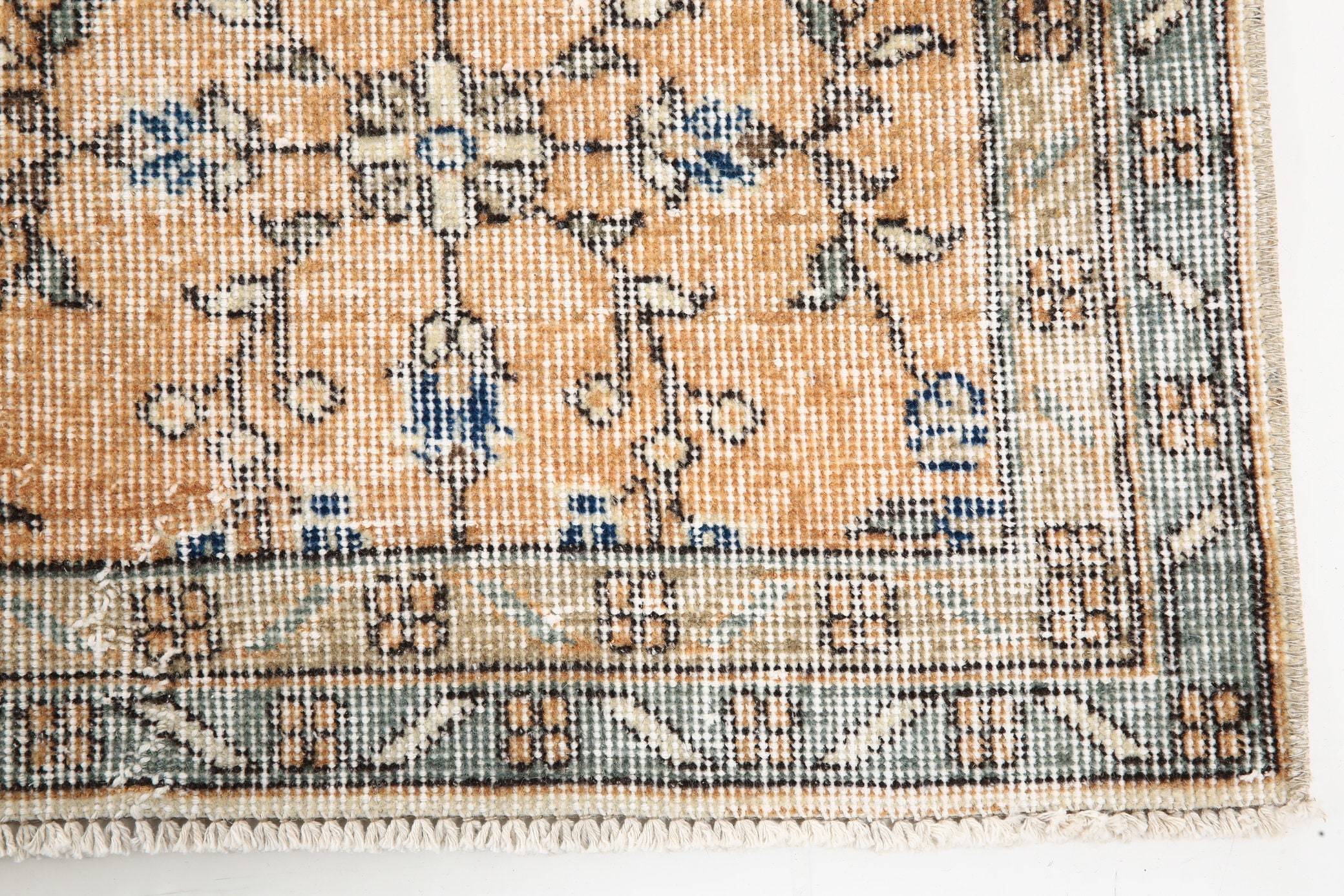 7' x 11' Blue Turkish Vintage Rug  |  RugReform