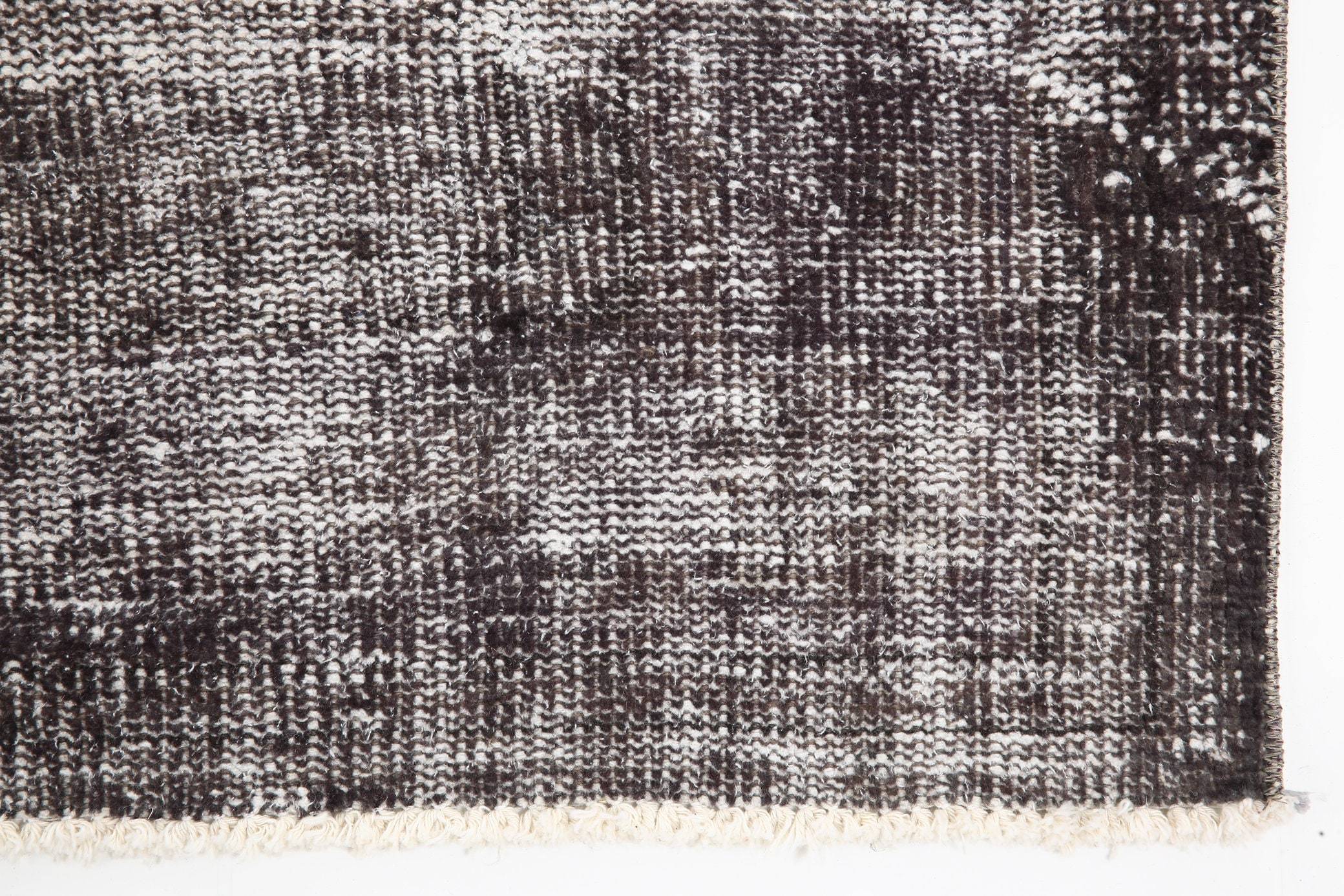 7' x 10' Black-Gray Turkish Vintage Rug  |  RugReform