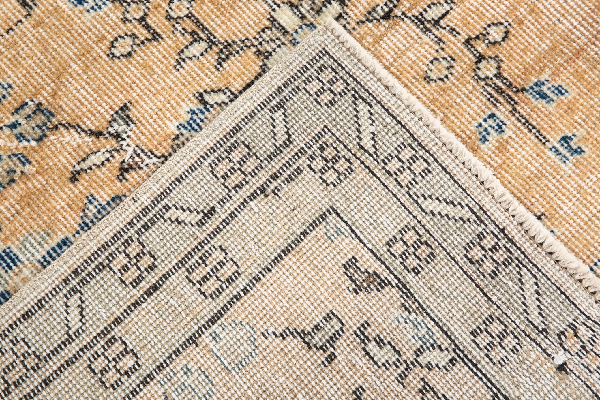 7' x 11' Blue Turkish Vintage Rug  |  RugReform