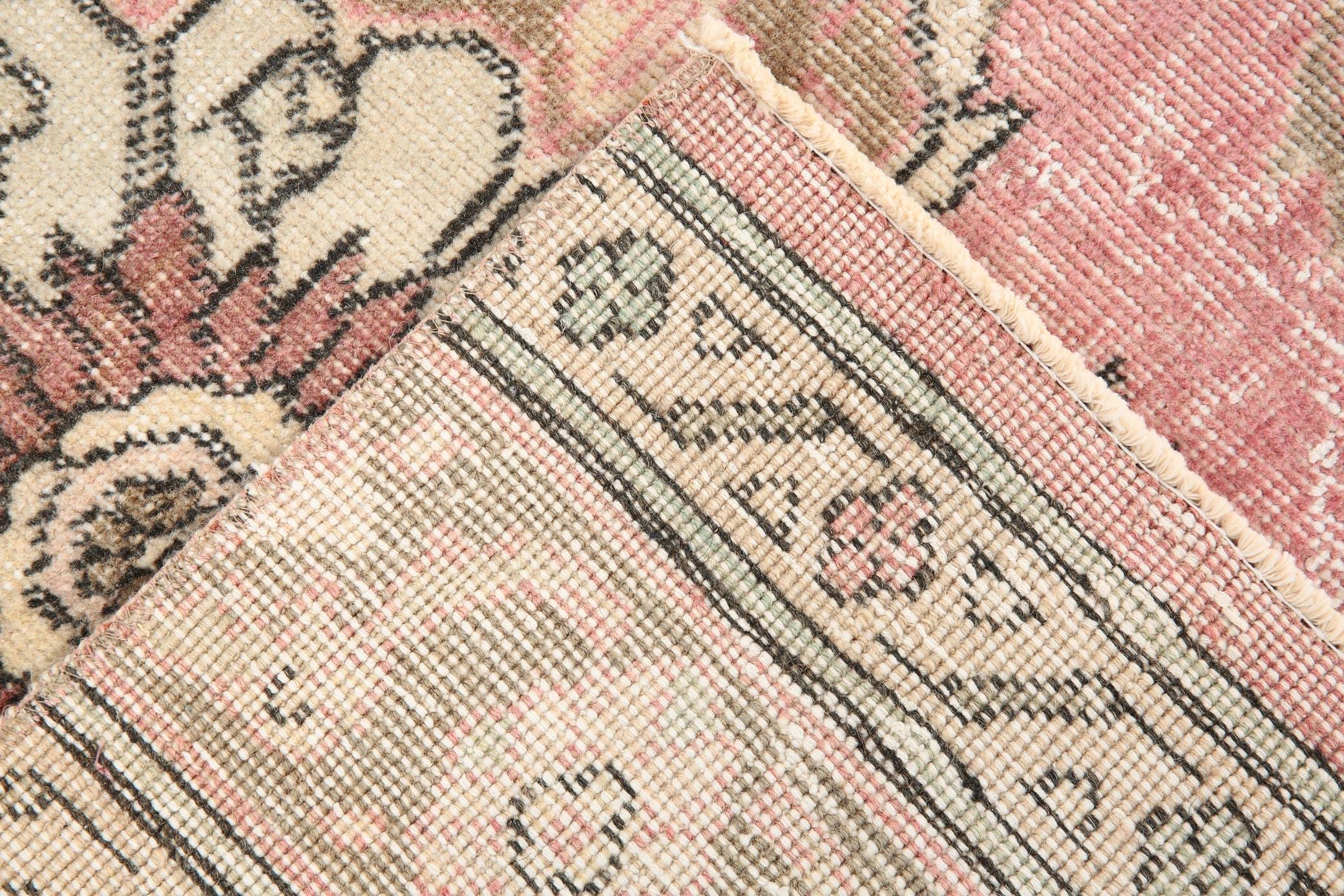2' x 12' Vintage rug, Bedroom Vintage rug, Cotton Vintage rug, Entryway-Hallway Vintage rug, Kitchen-Dining Vintage rug, Living Room Vintage rug, Office Vintage rug, Pink Vintage rug, Retro Vintage rug, Southwestern Vintage rug, Vintage Runner, Wool Vintage rug, Vintage rug