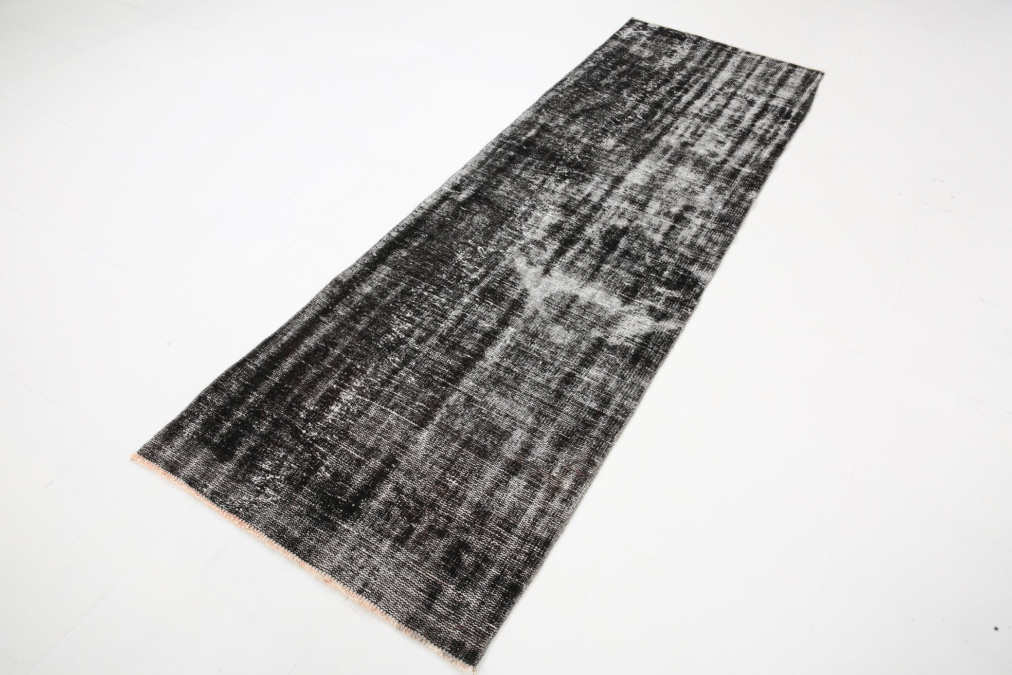 2' x 9' Vintage rug, Bedroom Vintage rug, Black-Gray Vintage rug, Cotton Vintage rug, Country-Farmhouse Vintage rug, Entryway-Hallway Vintage rug, Kitchen-Dining Vintage rug, Living Room Vintage rug, Office Vintage rug, Solid Vintage rug, Vintage Runner, Wool Vintage rug, Vintage rug