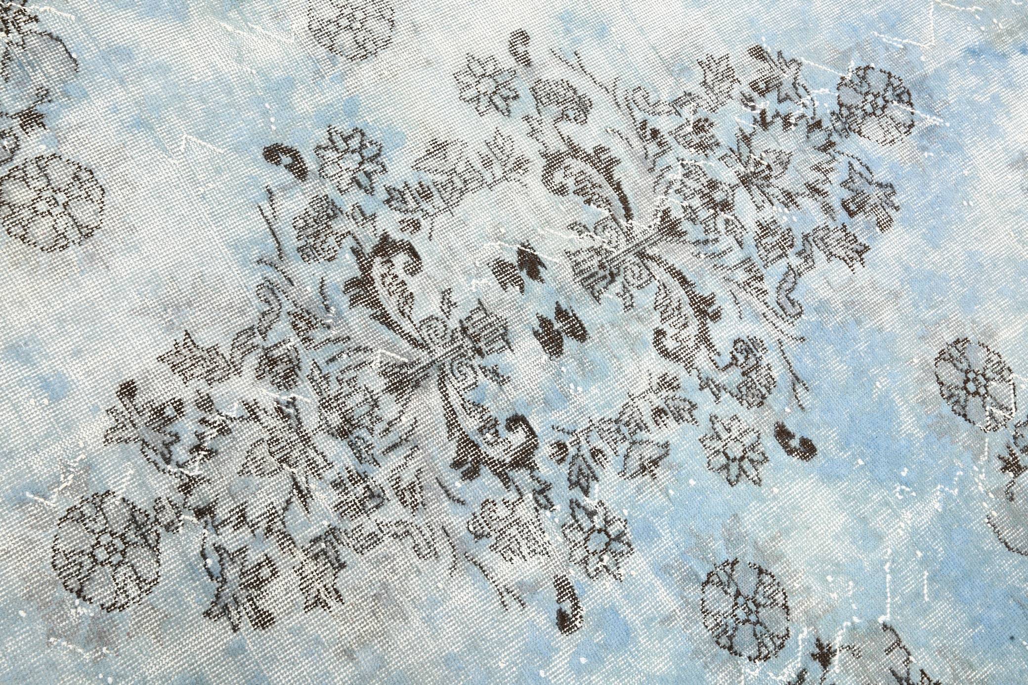 7' x 10' Vintage rug, Blue Vintage rug, Cotton Vintage rug, Dorm Vintage rug, Kids Vintage rug, Kitchen-Dining Vintage rug, Living Room Vintage rug, Office Vintage rug, Plants-Trees Vintage rug, Retro Vintage rug, Vintage, Wool Vintage rug, Vintage rug