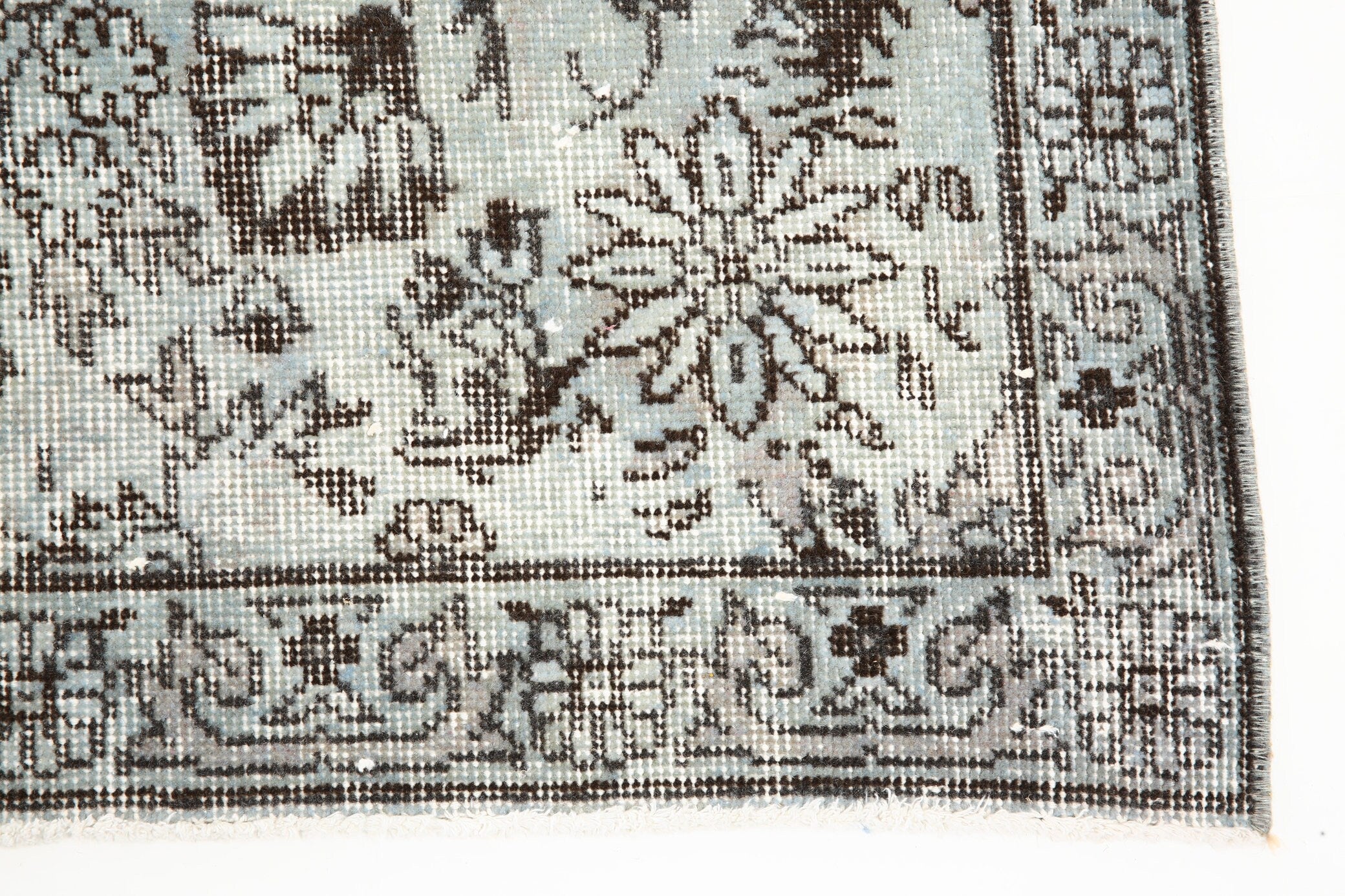7' x 10' Vintage rug, Blue Vintage rug, Cotton Vintage rug, Dorm Vintage rug, Kids Vintage rug, Kitchen-Dining Vintage rug, Living Room Vintage rug, Office Vintage rug, Plants-Trees Vintage rug, Retro Vintage rug, Vintage, Wool Vintage rug, Vintage rug