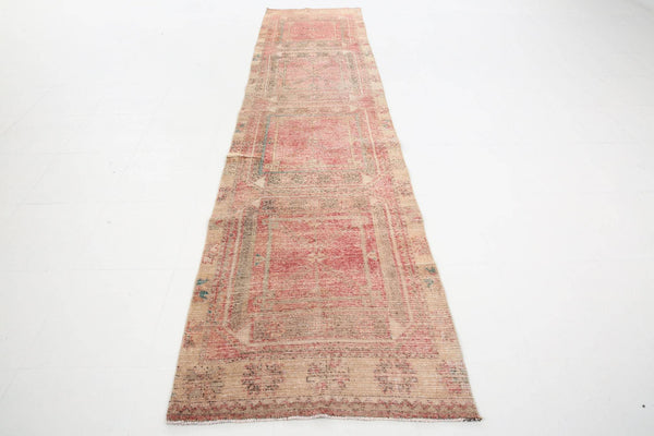 2' x 11' Vintage rug, Bedroom Vintage rug, Cotton Vintage rug, Distressed Vintage rug, Entryway-Hallway Vintage rug, Kitchen-Dining Vintage rug, Living Room Vintage rug, Office Vintage rug, Red Vintage rug, Southwestern Vintage rug, Vintage Runner, Wool Vintage rug, Vintage rug