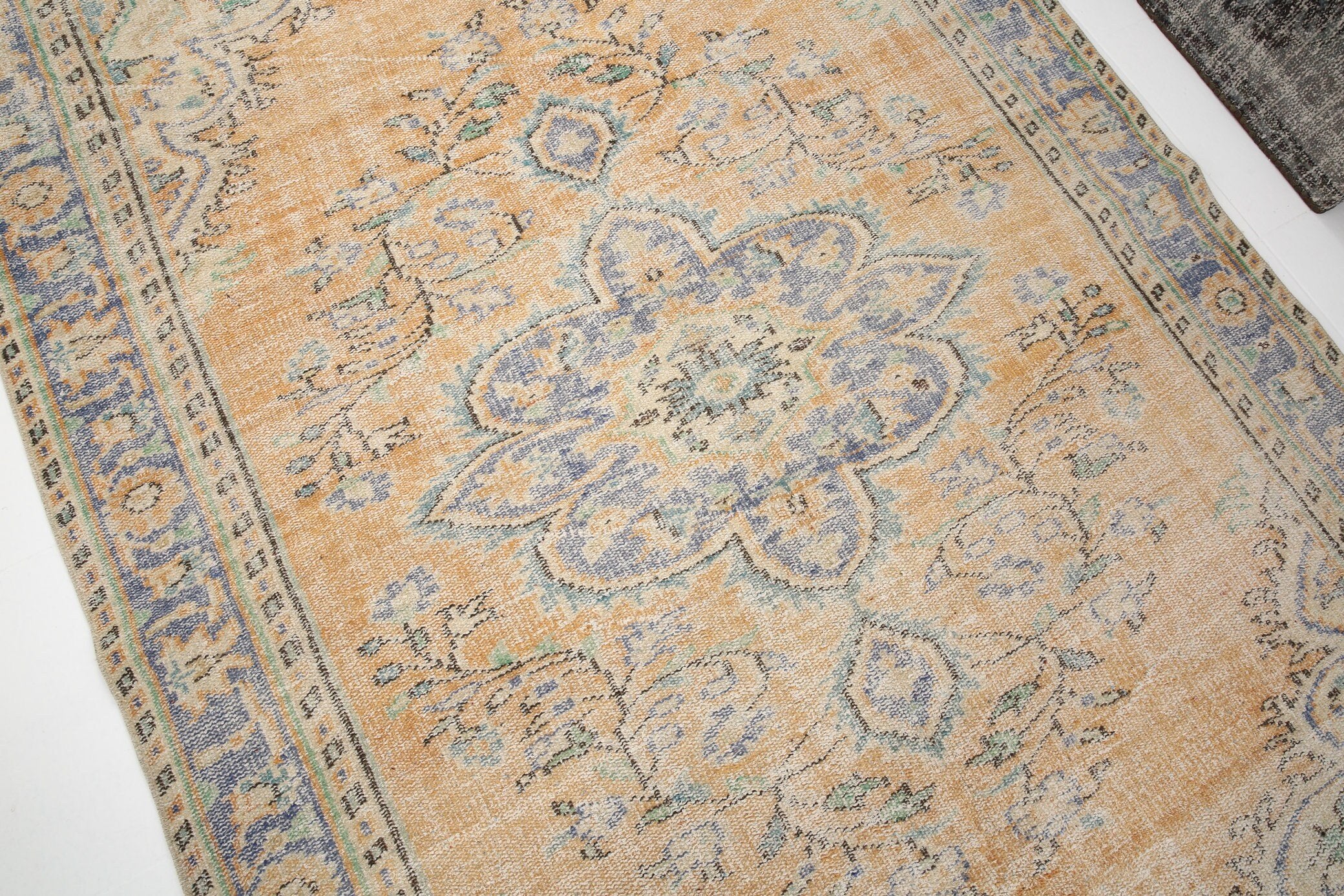 5' x 8' Yellow-Gold Turkish Vintage Rug  |  RugReform