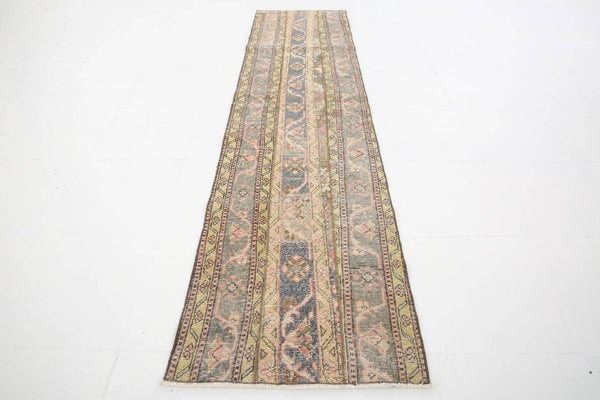 2' x 8' Yellow-Gold Turkish Vintage Runner Rug  |  RugReform