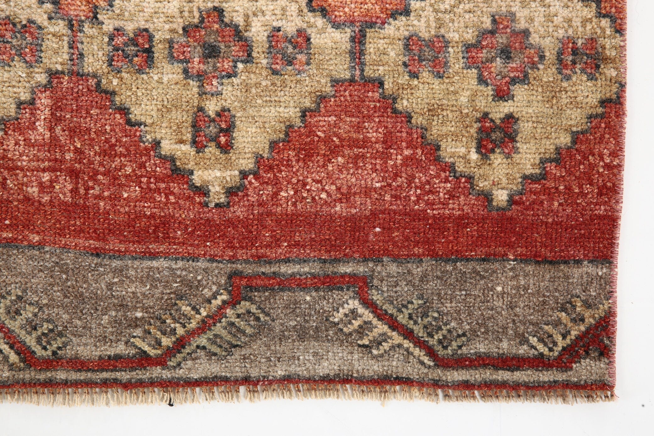 2' x 12' Vintage rug, Cotton Vintage rug, Entryway-Hallway Vintage rug, Geometric Vintage rug, Kitchen-Dining Vintage rug, Laundry Vintage rug, Living Room Vintage rug, Office Vintage rug, Red Vintage rug, Rustic-Primitive Vintage rug, Vintage Runner, Wool Vintage rug, Vintage rug