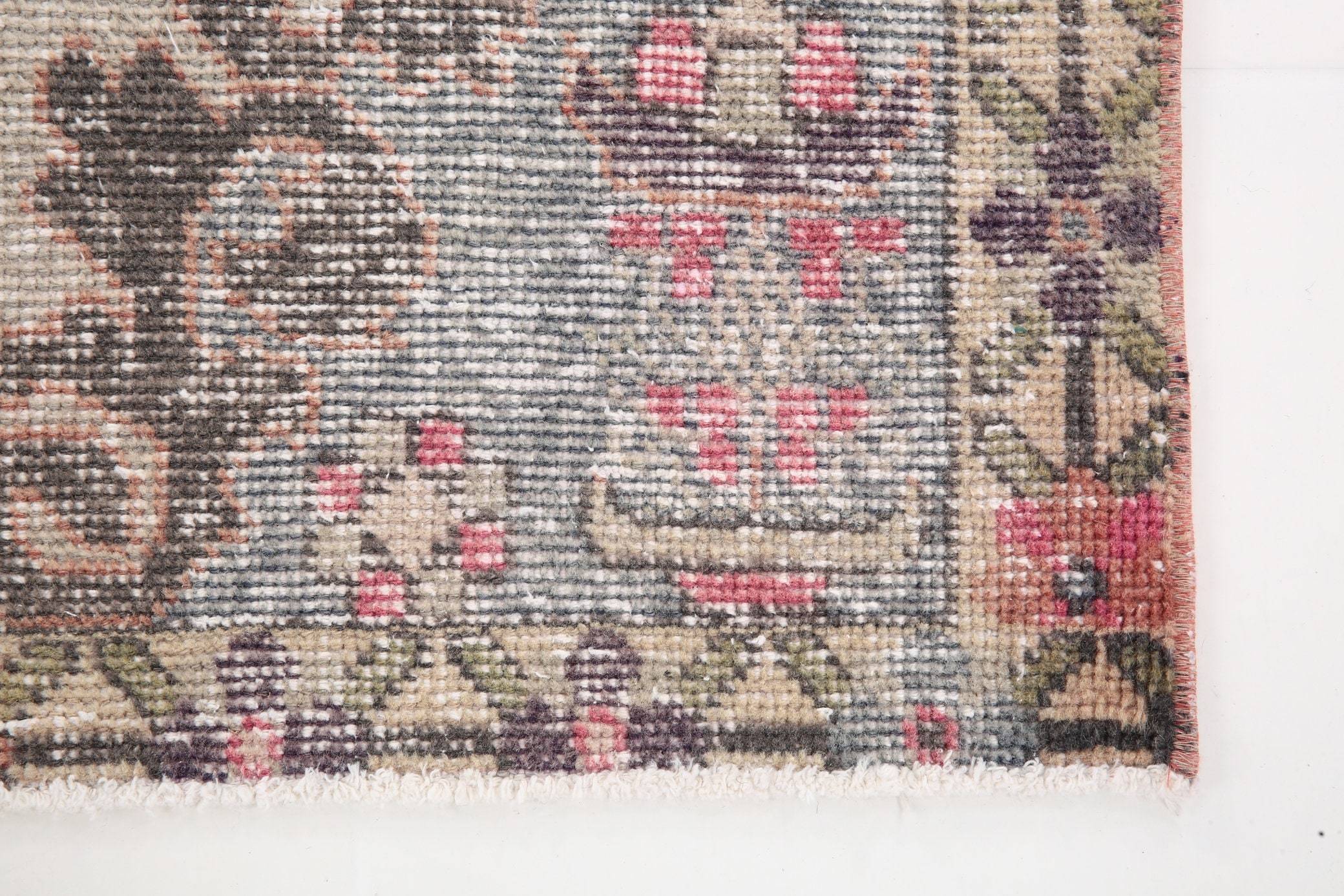 3' x 7' Vintage rug, Cotton Vintage rug, Kids Vintage rug, Kitchen-Dining Vintage rug, Laundry Vintage rug, Living Room Vintage rug, Office Vintage rug, Oriental Vintage rug, Red Vintage rug, Rustic-Primitive Vintage rug, Vintage, Wool Vintage rug, Vintage rug