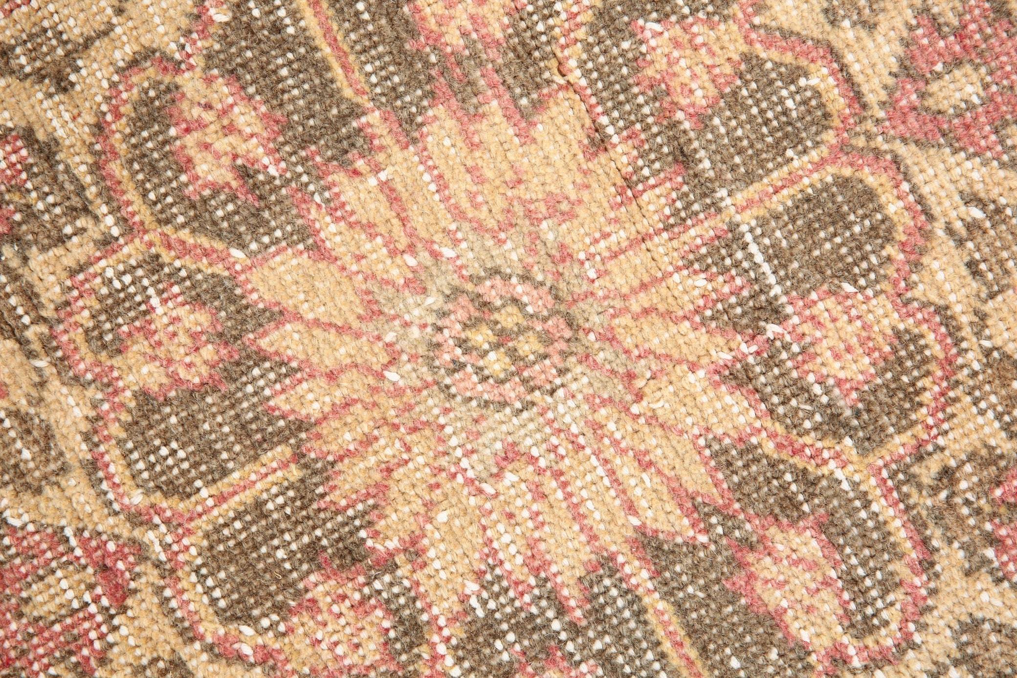 2' x 12' Vintage rug, Abstract Vintage rug, Bedroom Vintage rug, Cotton Vintage rug, Country-Farmhouse Vintage rug, Entryway-Hallway Vintage rug, Kitchen-Dining Vintage rug, Living Room Vintage rug, Office Vintage rug, Pink Vintage rug, Vintage Runner, Wool Vintage rug, Vintage rug