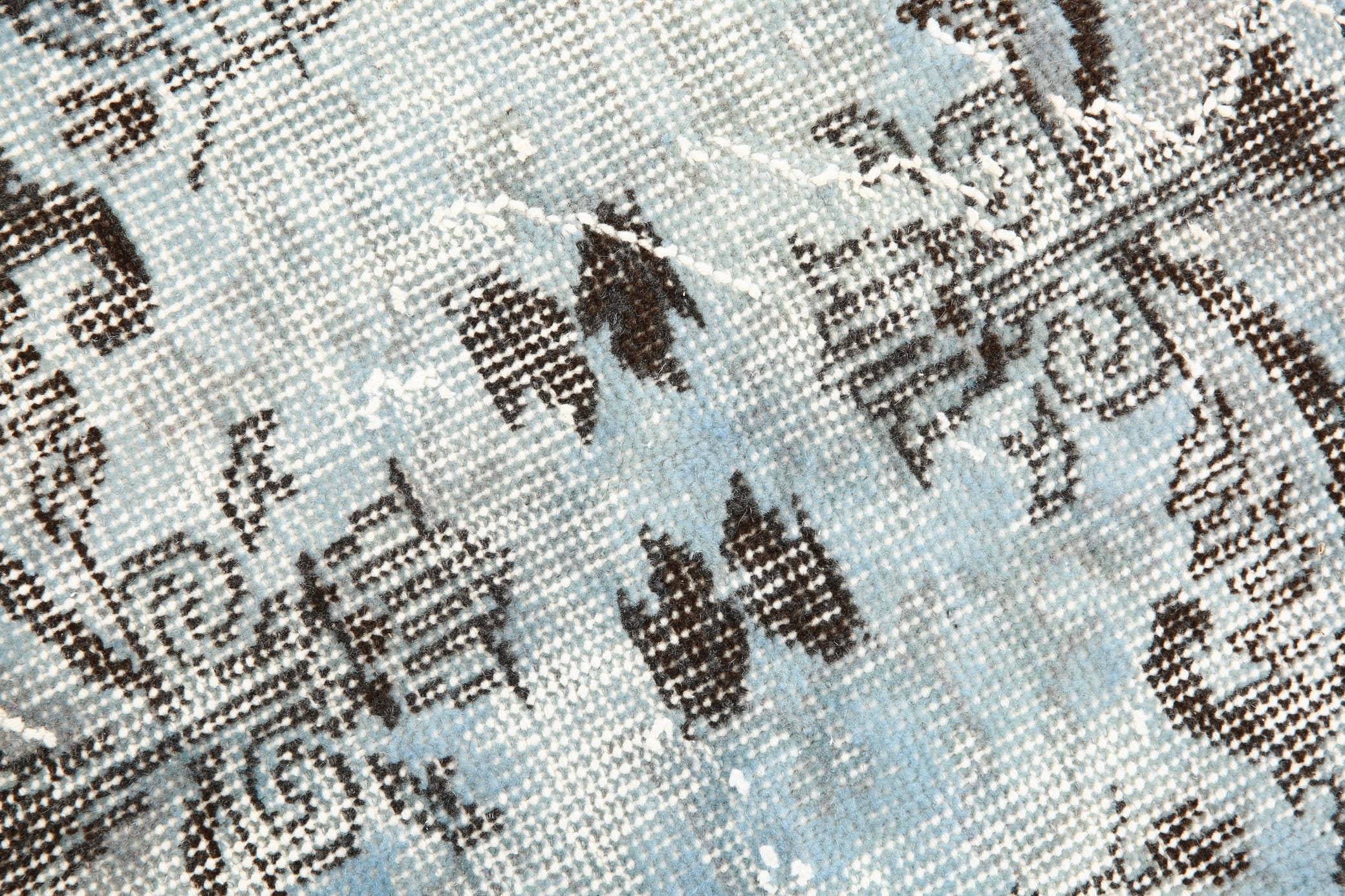 7' x 10' Vintage rug, Blue Vintage rug, Cotton Vintage rug, Dorm Vintage rug, Kids Vintage rug, Kitchen-Dining Vintage rug, Living Room Vintage rug, Office Vintage rug, Plants-Trees Vintage rug, Retro Vintage rug, Vintage, Wool Vintage rug, Vintage rug