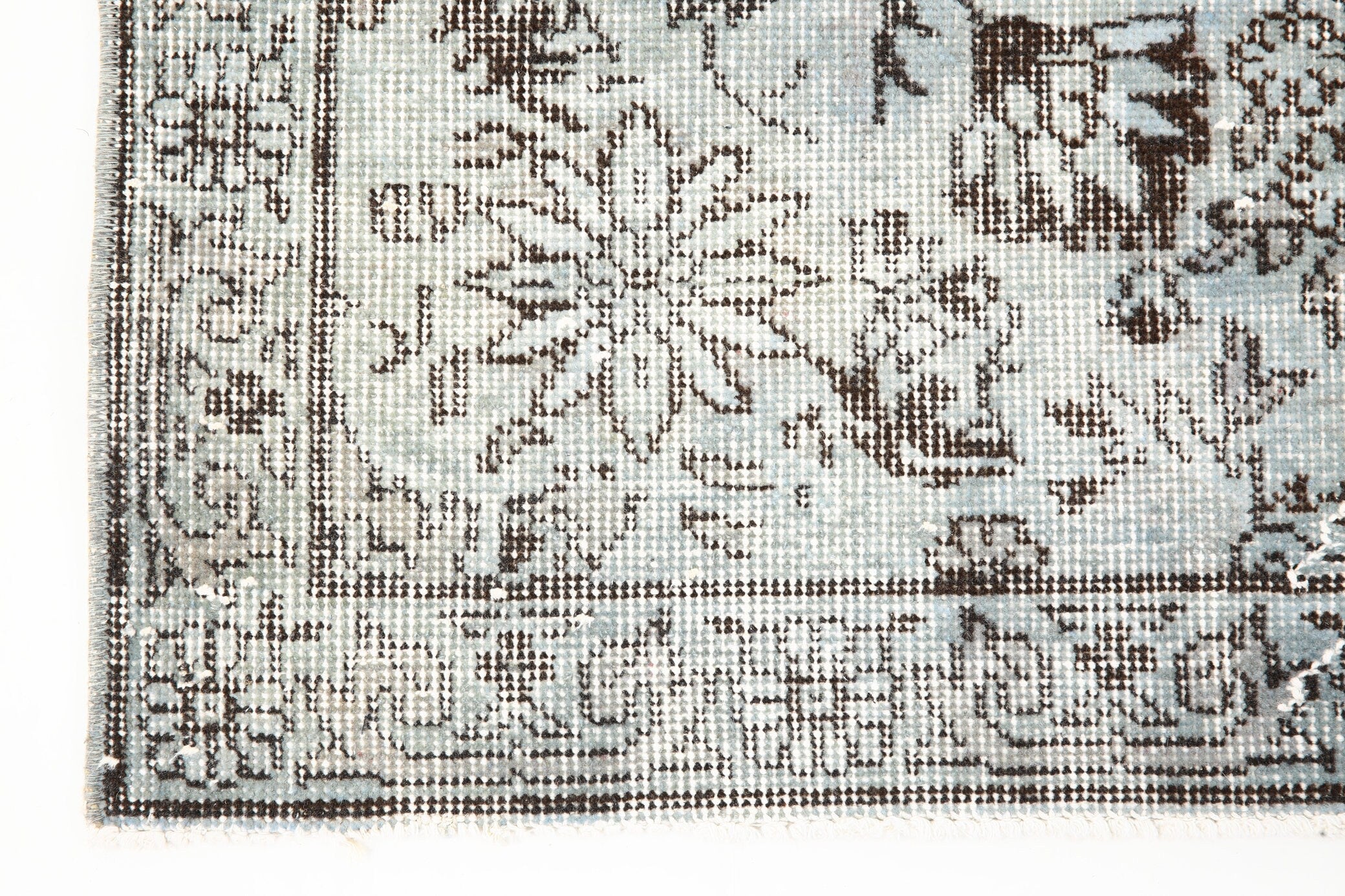 7' x 10' Vintage rug, Blue Vintage rug, Cotton Vintage rug, Dorm Vintage rug, Kids Vintage rug, Kitchen-Dining Vintage rug, Living Room Vintage rug, Office Vintage rug, Plants-Trees Vintage rug, Retro Vintage rug, Vintage, Wool Vintage rug, Vintage rug