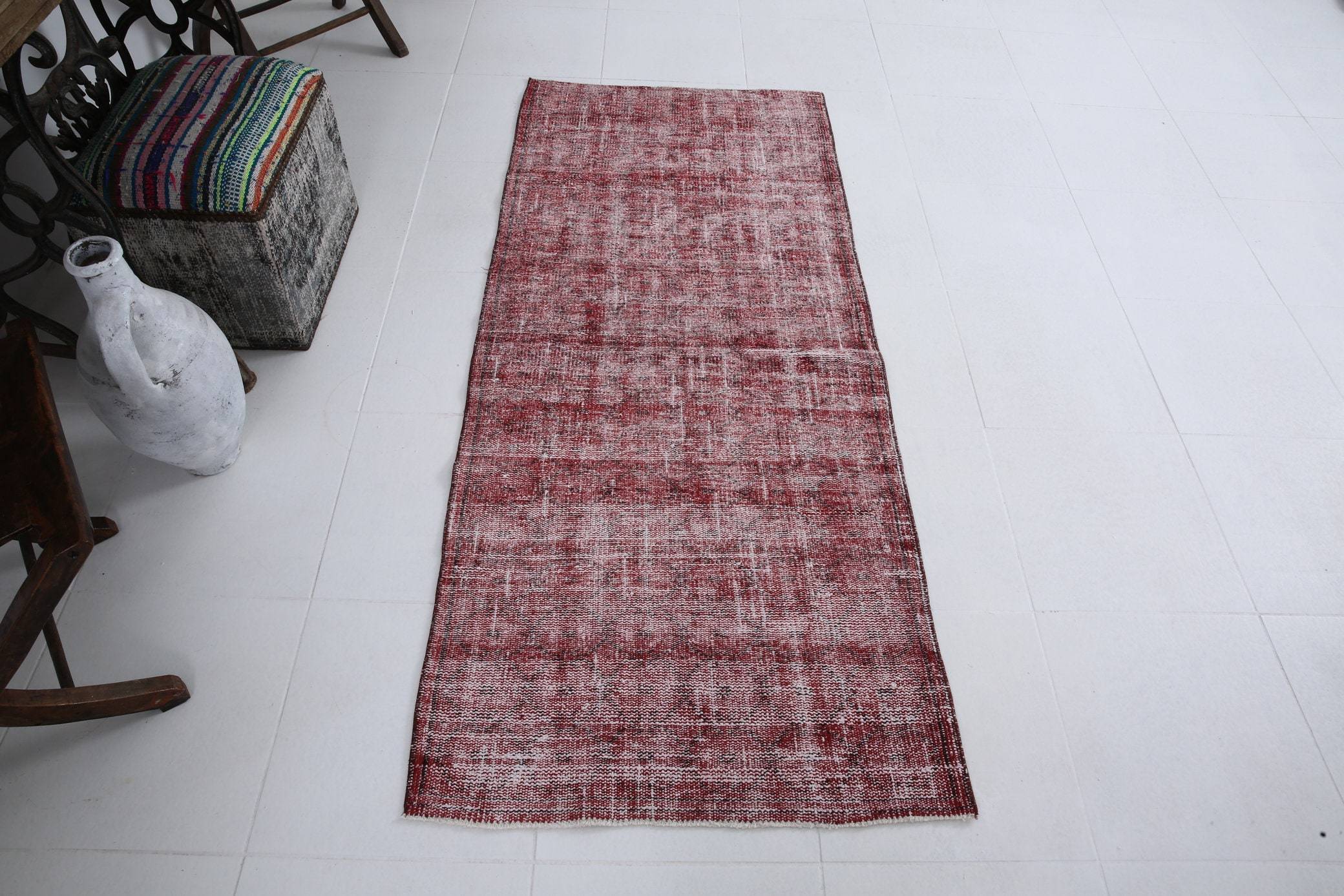 2' x 6' Vintage rug, Camouflage Vintage rug, Cotton Vintage rug, Country-Farmhouse Vintage rug, Dorm Vintage rug, Entryway-Hallway Vintage rug, Kitchen-Dining Vintage rug, Living Room Vintage rug, Office Vintage rug, Red Vintage rug, Vintage Runner, Wool Vintage rug, Vintage rug