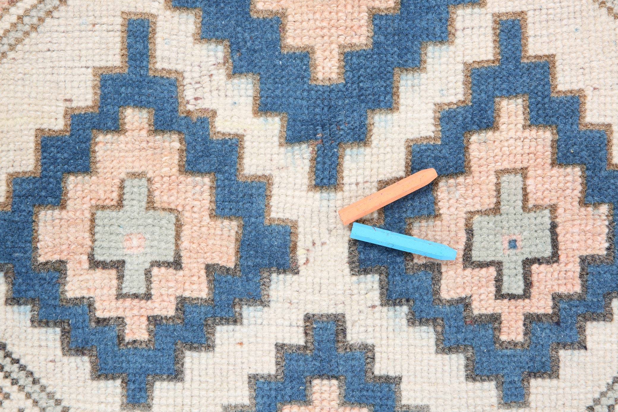 4' x 7' Vintage rug, Blue Vintage rug, Cotton Vintage rug, Kids Vintage rug, Kitchen-Dining Vintage rug, Living Room Vintage rug, Nursery Vintage rug, Office Vintage rug, Scandinavian Vintage rug, Southwestern Vintage rug, Vintage, Wool Vintage rug, Vintage rug