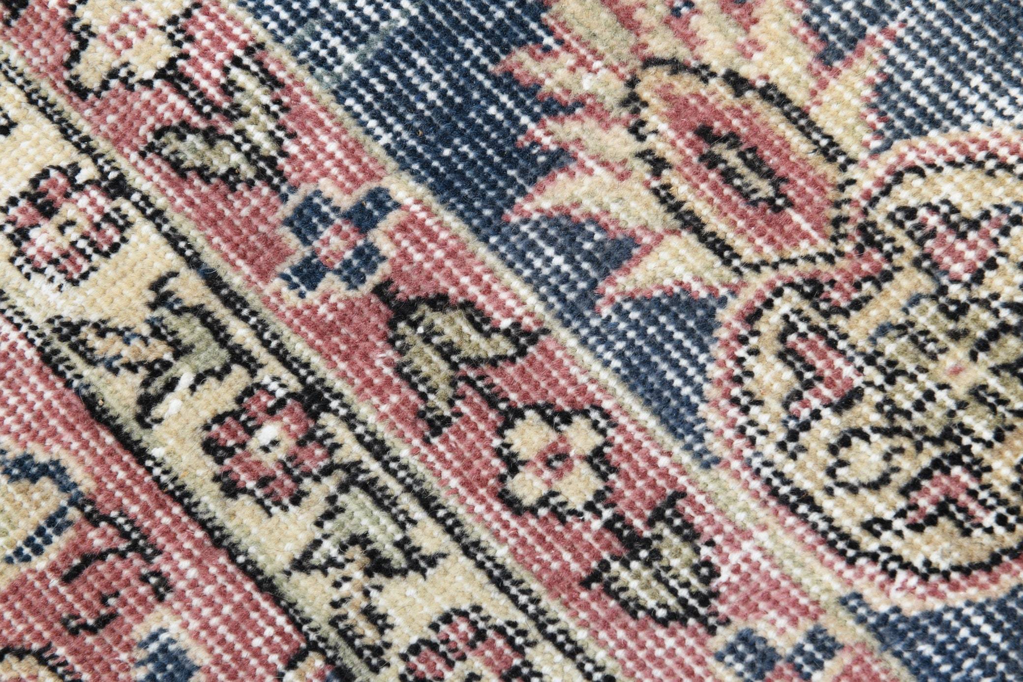 2' x 7' Blue Turkish Vintage Runner Rug  |  RugReform