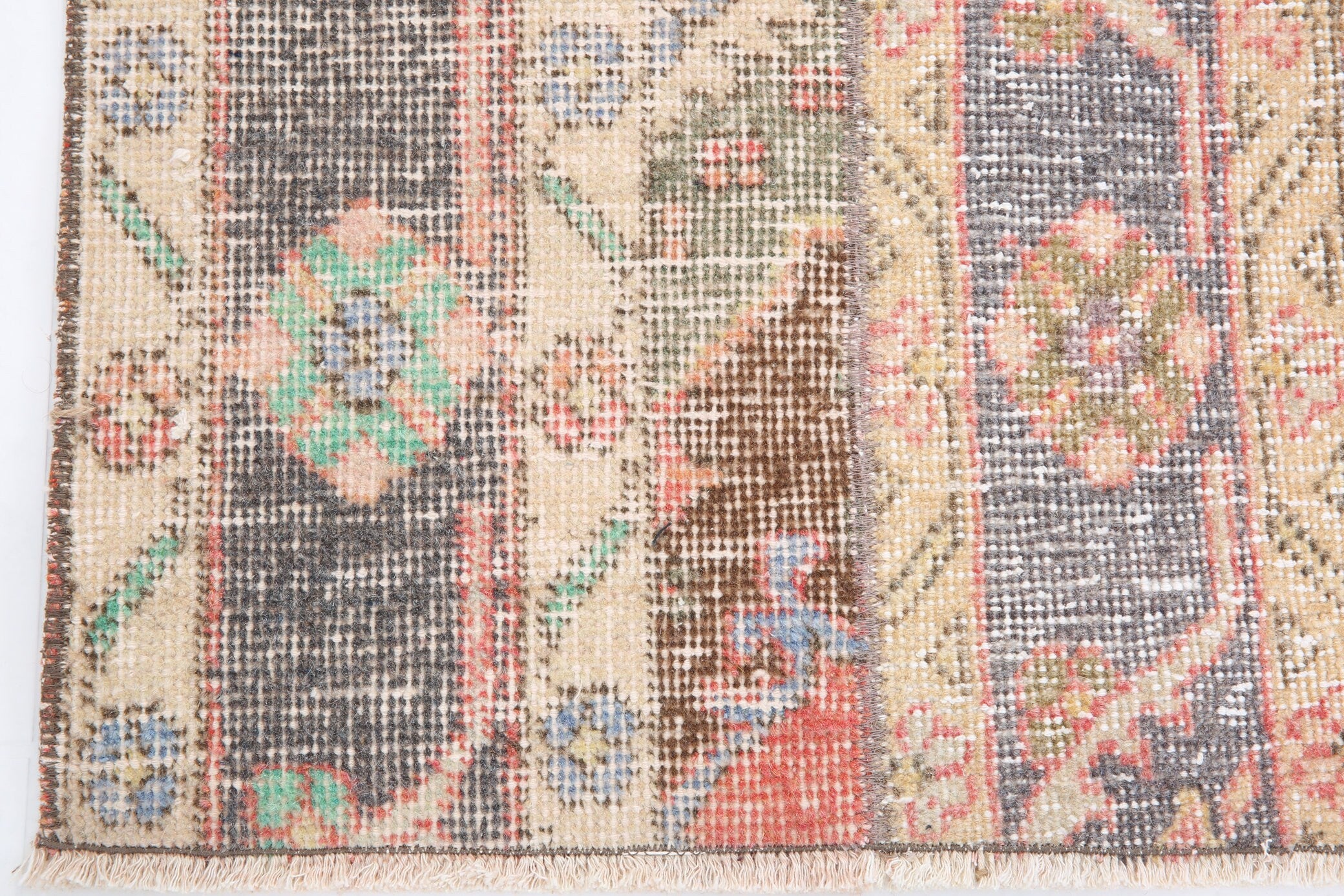 2' x 11' Vintage rug, Blue Vintage rug, Cotton Vintage rug, Distressed Vintage rug, Dorm Vintage rug, Entryway-Hallway Vintage rug, Kitchen-Dining Vintage rug, Living Room Vintage rug, Office Vintage rug, Patchwork Vintage rug, Vintage Runner, Wool Vintage rug, Vintage rug