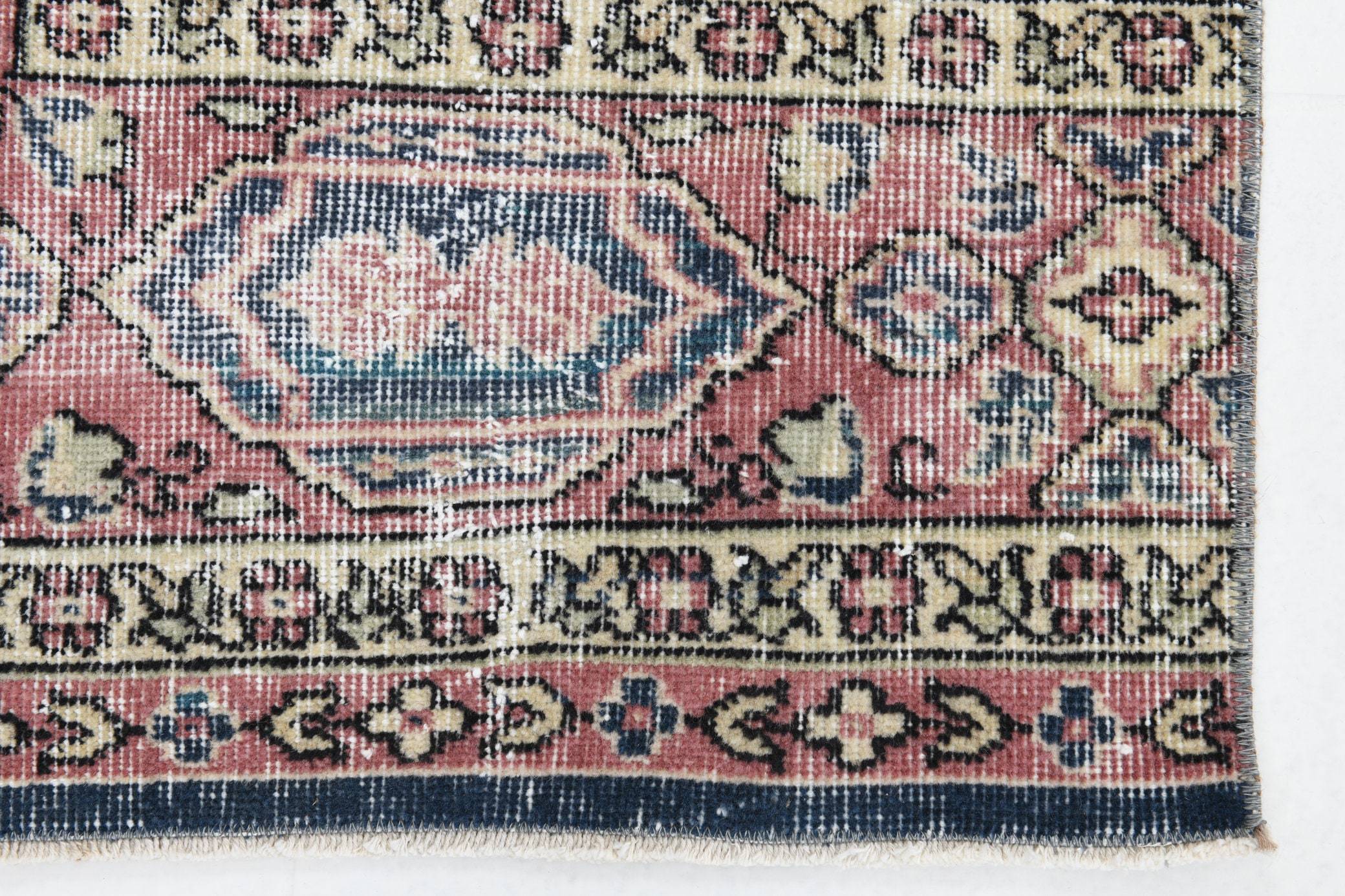2' x 7' Blue Turkish Vintage Runner Rug  |  RugReform