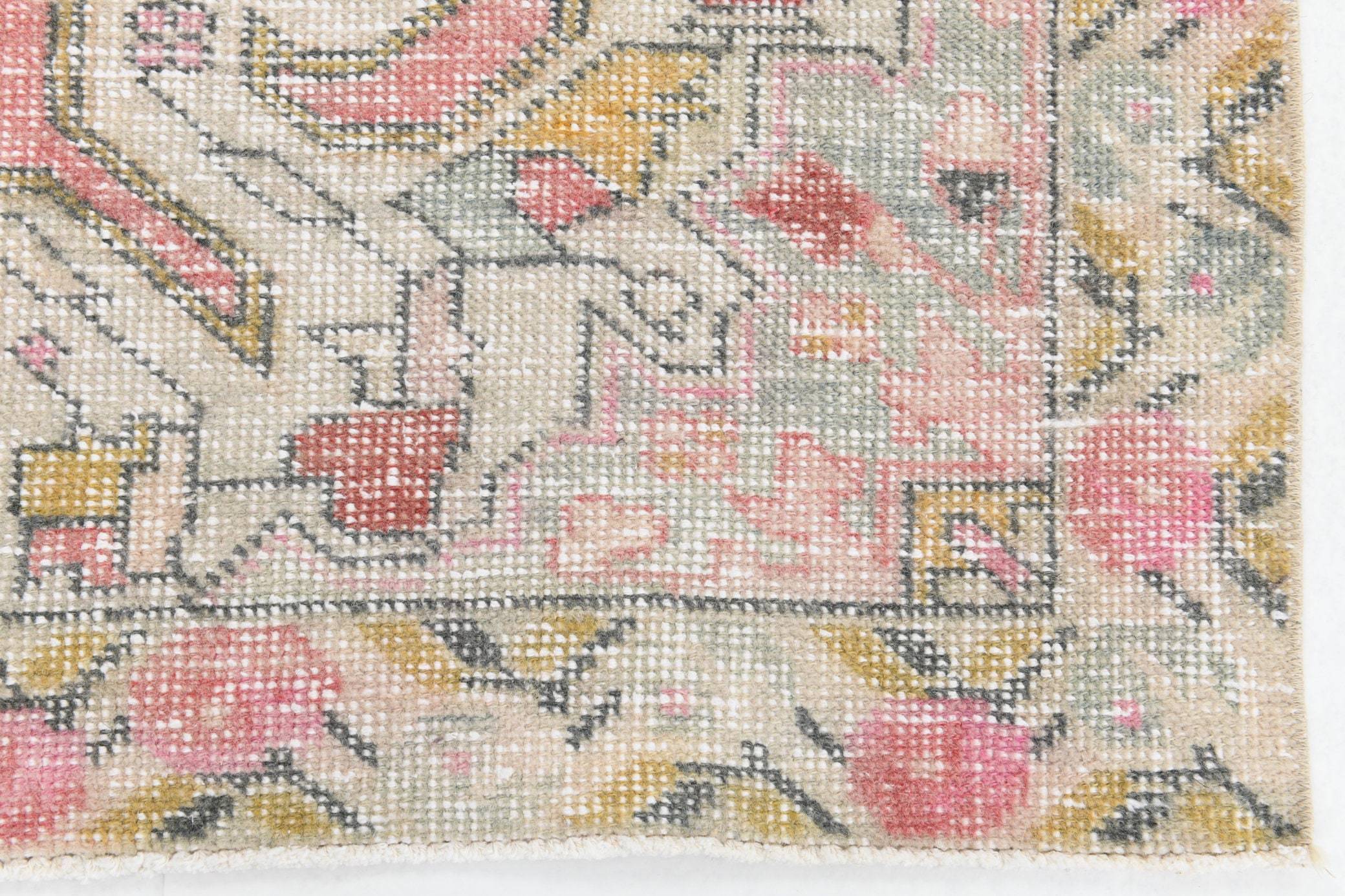 4' x 6' Pink Turkish Vintage Rug  |  RugReform