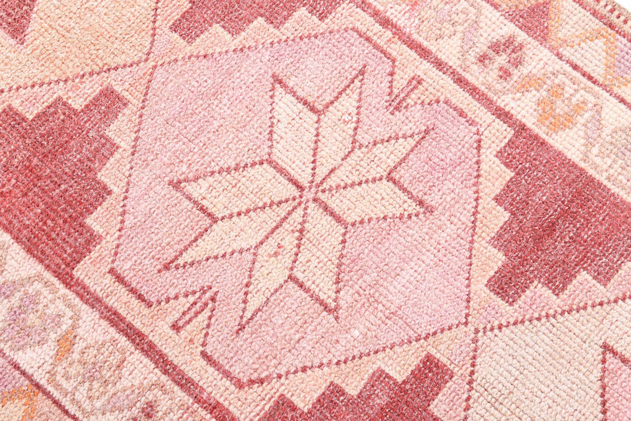 2' x 12' Vintage rug, Bedroom Vintage rug, Bohemian-Eclectic Vintage rug, Cotton Vintage rug, Entryway-Hallway Vintage rug, Geometric Vintage rug, Kitchen-Dining Vintage rug, Laundry Vintage rug, Office Vintage rug, Red Vintage rug, Vintage Herki, Wool Vintage rug, Vintage rug