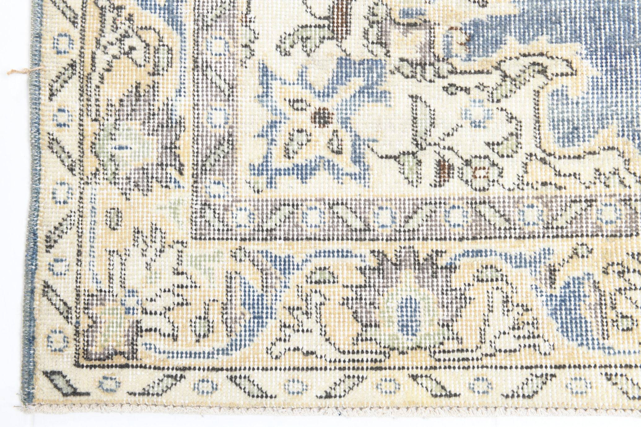 3' x 7' Blue Turkish Vintage Rug  |  RugReform