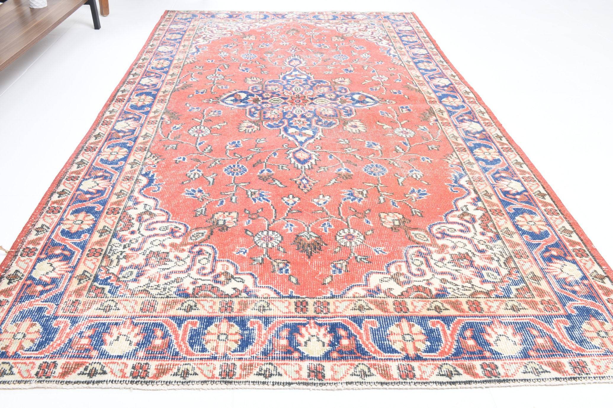 4' x 6' Red Turkish Vintage Rug  |  RugReform
