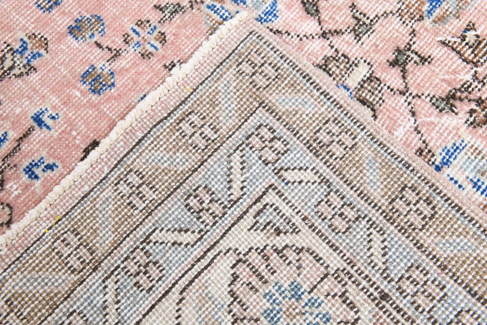 8' x 11' Vintage rug, Cotton Vintage rug, Dorm Vintage rug, Floral Vintage rug, Kids Vintage rug, Living Room Vintage rug, Nursery Vintage rug, Office Vintage rug, Pink Vintage rug, Rustic-Primitive Vintage rug, Vintage, Wool Vintage rug, Vintage rug