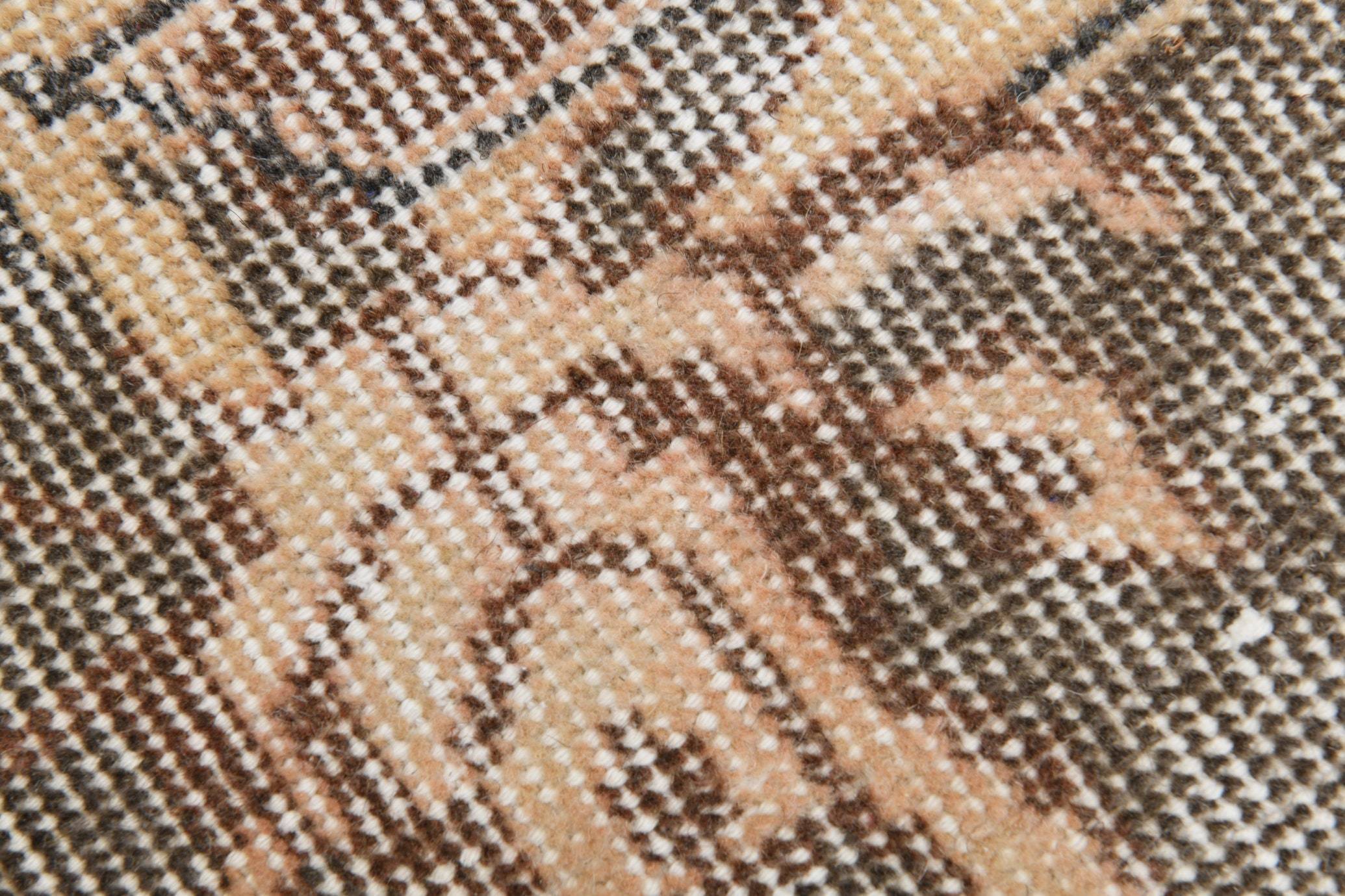 1' x 3' Vintage rug, Bathroom Vintage rug, Brown Vintage rug, Contemporary Vintage rug, Cotton Vintage rug, Entryway-Hallway Vintage rug, Floral Vintage rug, Laundry Vintage rug, Office Vintage rug, Patio-Outdoor Vintage rug, Vintage Runner, Wool Vintage rug, Vintage rug