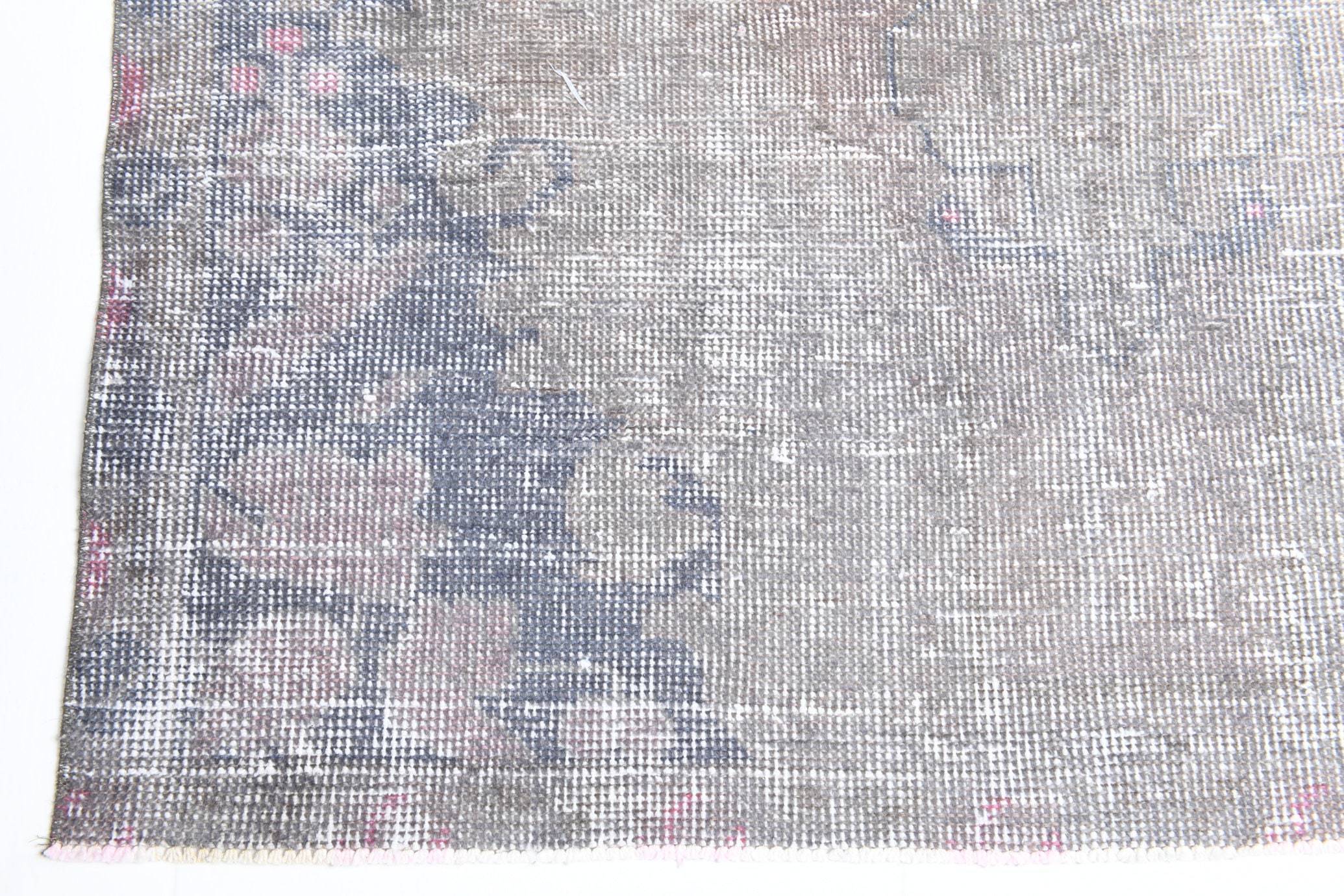 3' x 7' Black-Gray Turkish Vintage Rug  |  RugReform