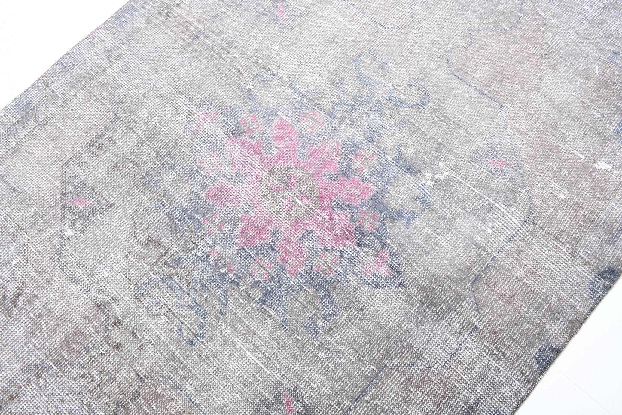 3' x 7' Black-Gray Turkish Vintage Rug  |  RugReform