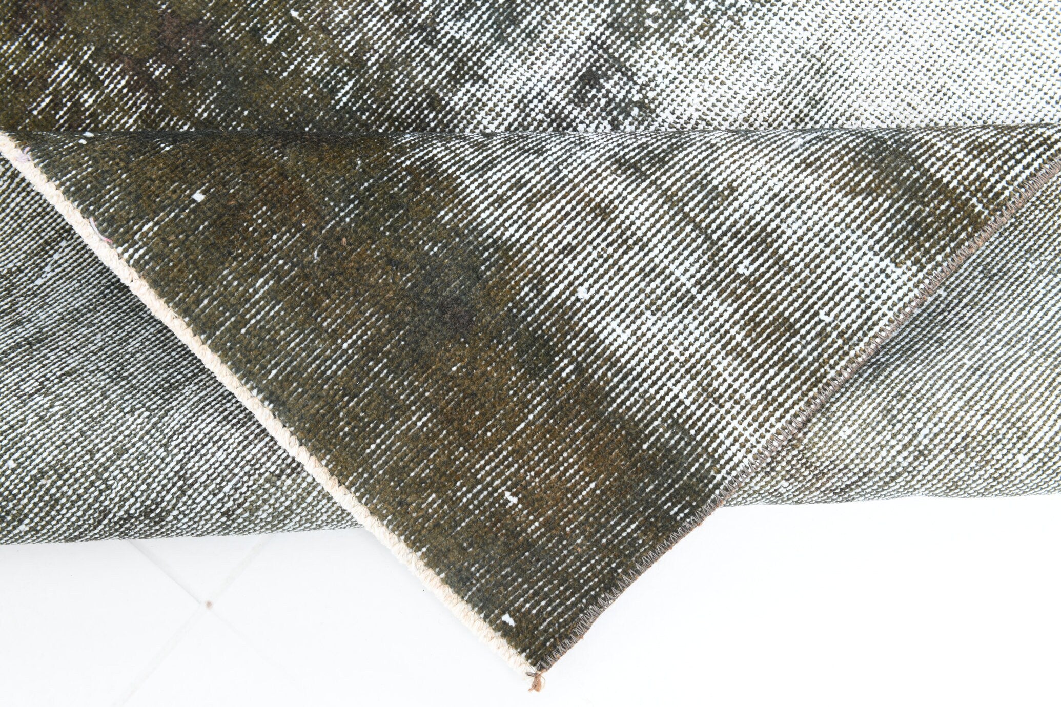3' x 6' Black-Gray Turkish Vintage Runner Rug  |  RugReform