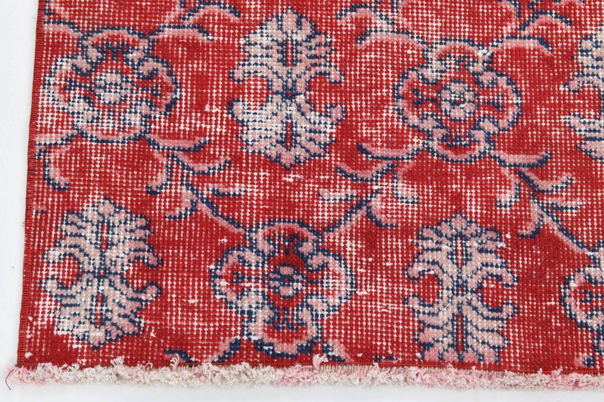 2' x 10' Vintage rug, Cotton Vintage rug, Dorm Vintage rug, Entryway-Hallway Vintage rug, Floral Vintage rug, Kitchen-Dining Vintage rug, Living Room Vintage rug, Office Vintage rug, Red Vintage rug, Rustic-Primitive Vintage rug, Vintage Runner, Wool Vintage rug, Vintage rug