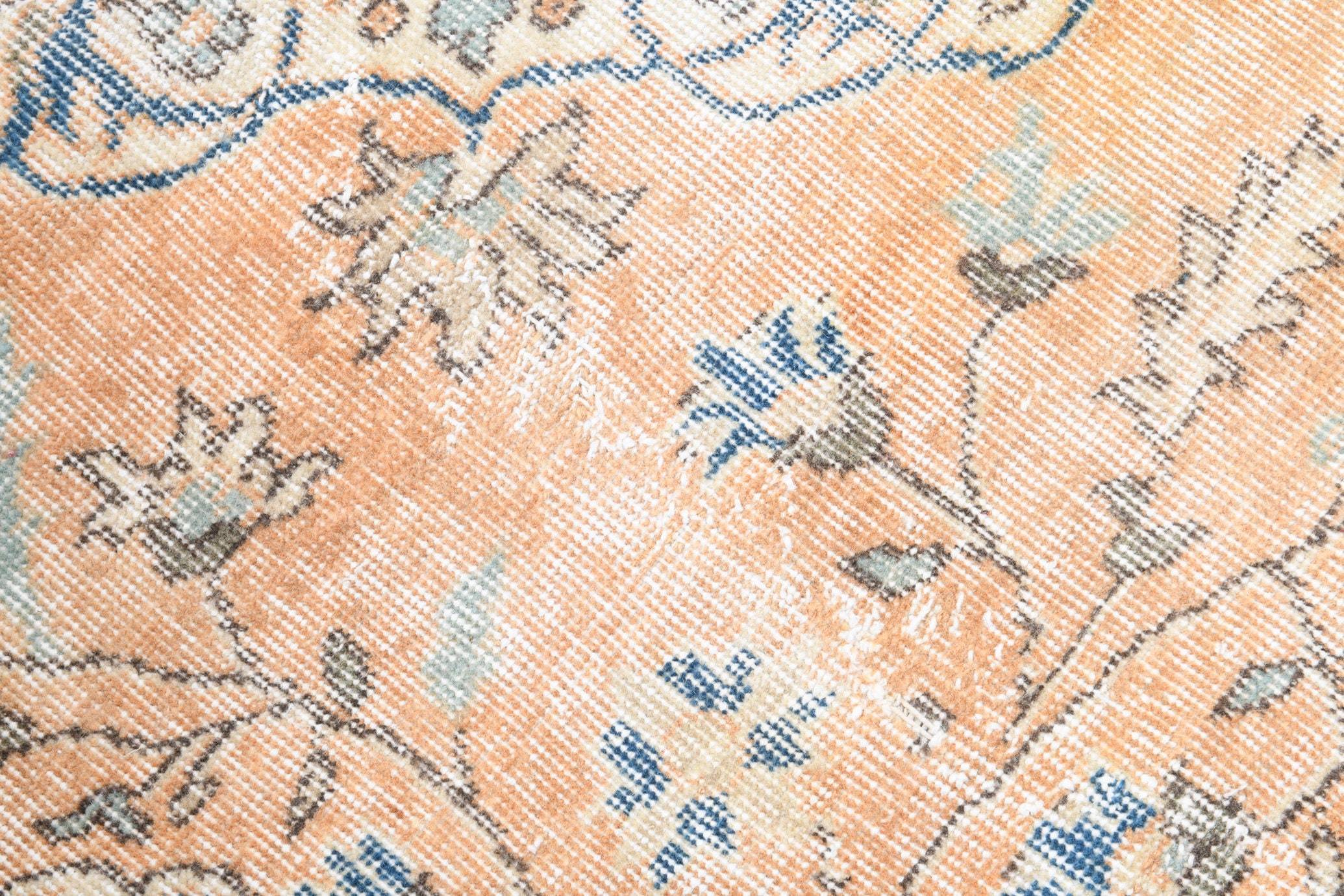 2' x 8' Blue Turkish Vintage Runner Rug  |  RugReform
