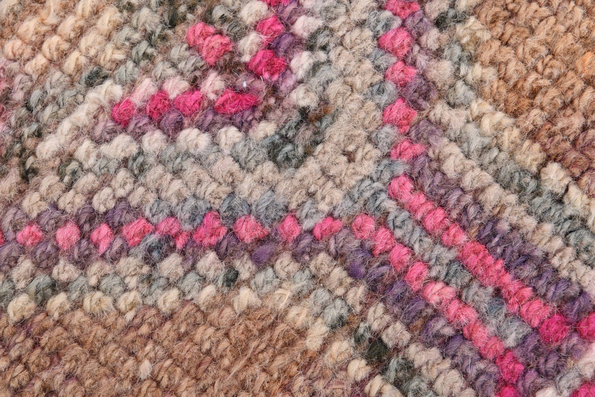 2' x 11' Vintage rug, Bohemian-Eclectic Vintage rug, Cotton Vintage rug, Dorm Vintage rug, Entryway-Hallway Vintage rug, Geometric Vintage rug, Kitchen-Dining Vintage rug, Living Room Vintage rug, Office Vintage rug, Pink Vintage rug, Vintage Herki, Wool Vintage rug, Vintage rug
