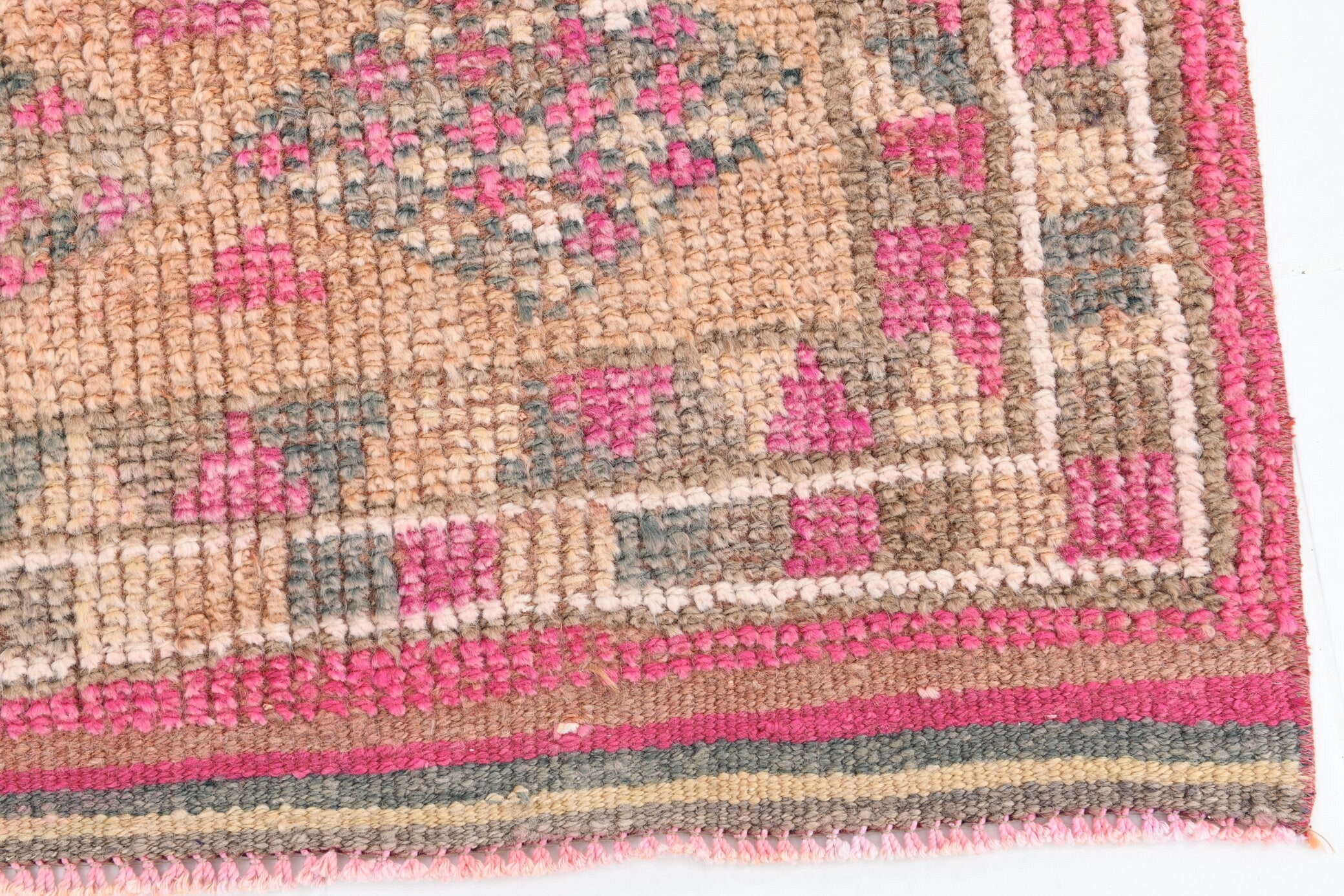 2' x 12' Vintage rug, Cotton Vintage rug, Entryway-Hallway Vintage rug, Kitchen-Dining Vintage rug, Living Room Vintage rug, Nursery Vintage rug, Office Vintage rug, Red Vintage rug, Rustic-Primitive Vintage rug, Southwestern Vintage rug, Vintage Herki, Wool Vintage rug, Vintage rug