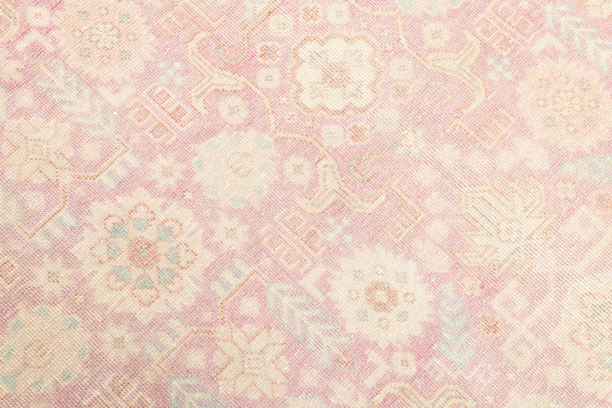 3' x 12' Vintage rug, Cotton Vintage rug, Dorm Vintage rug, Entryway-Hallway Vintage rug, Kitchen-Dining Vintage rug, Living Room Vintage rug, Office Vintage rug, Persian Vintage rug, Pink Vintage rug, Rustic-Primitive Vintage rug, Vintage Silverwash, Wool Vintage rug, Vintage rug